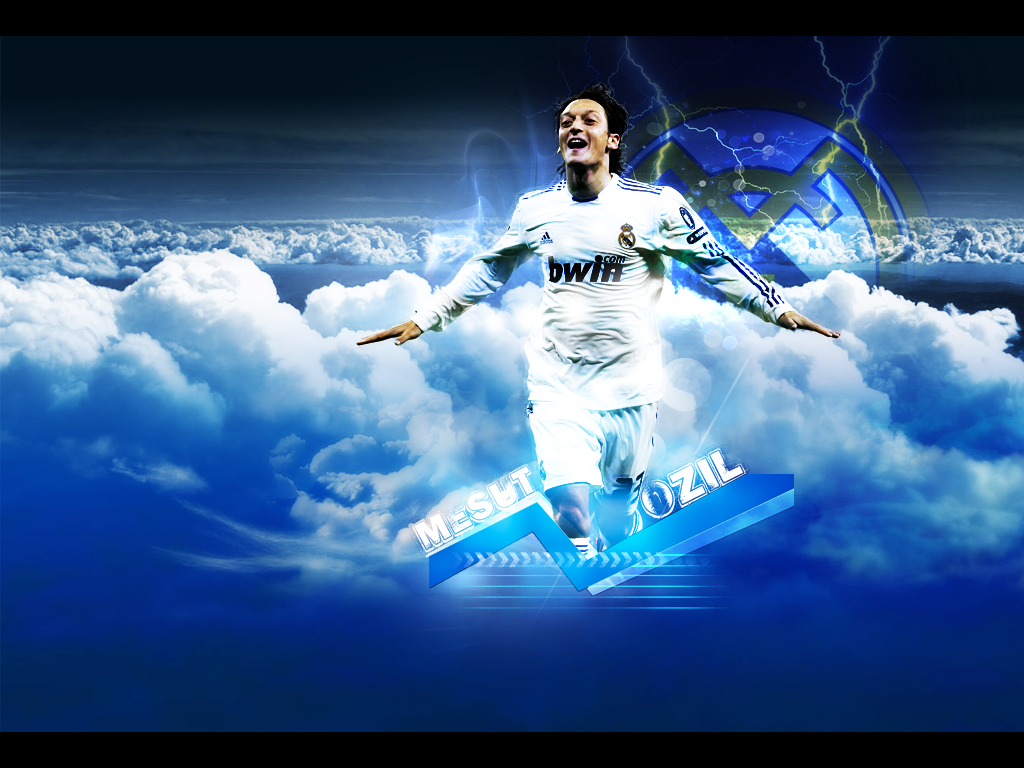 Hala Madrid Mesut - Mesut Ozil Real Madrid - HD Wallpaper 