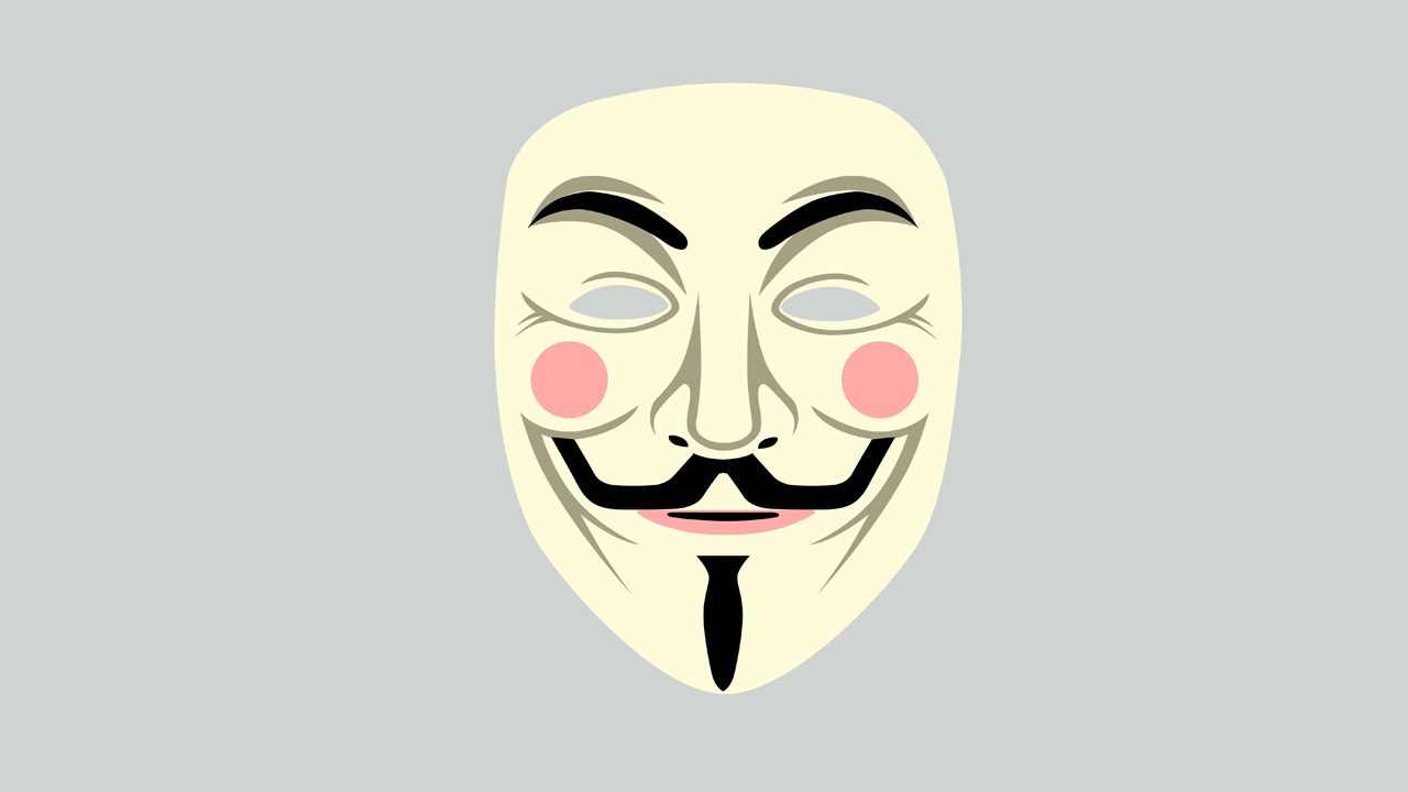 Guy Fawkes Mask - HD Wallpaper 
