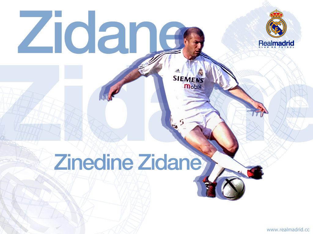 Zinedine Zidane Real Madrid - Player - HD Wallpaper 