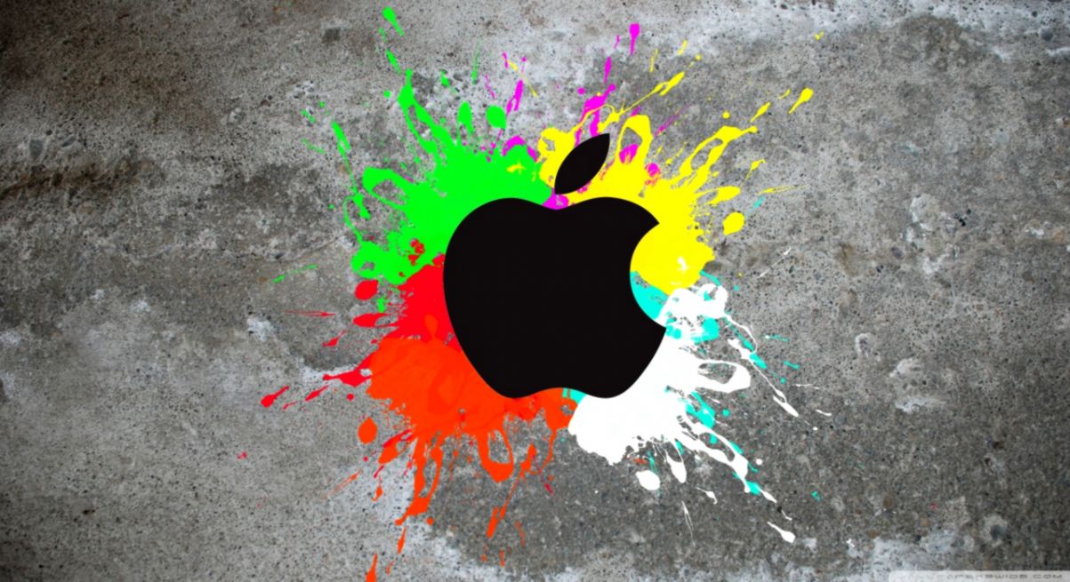 Colorful Apple ❤ 4k Hd Desktop Wallpaper For 4k Ultra - Apple Hd - 1203x655  Wallpaper 