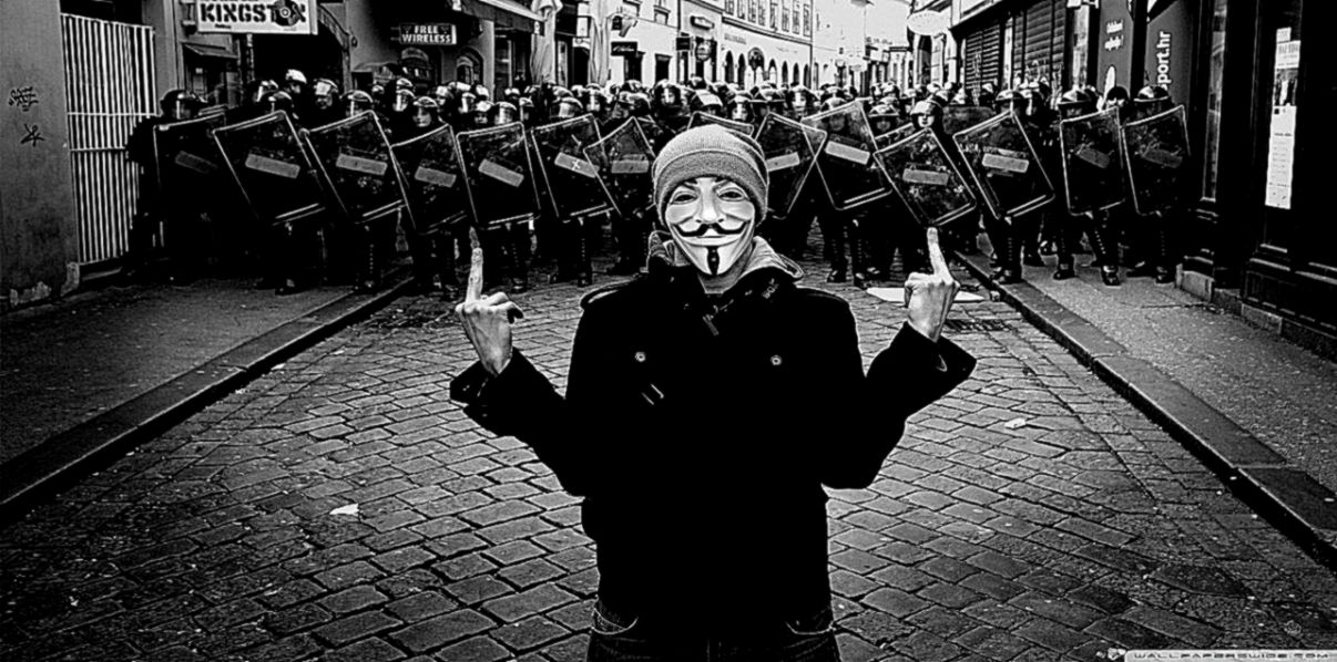 Anonymous Wallpaper - Instru Rap Lourd - HD Wallpaper 