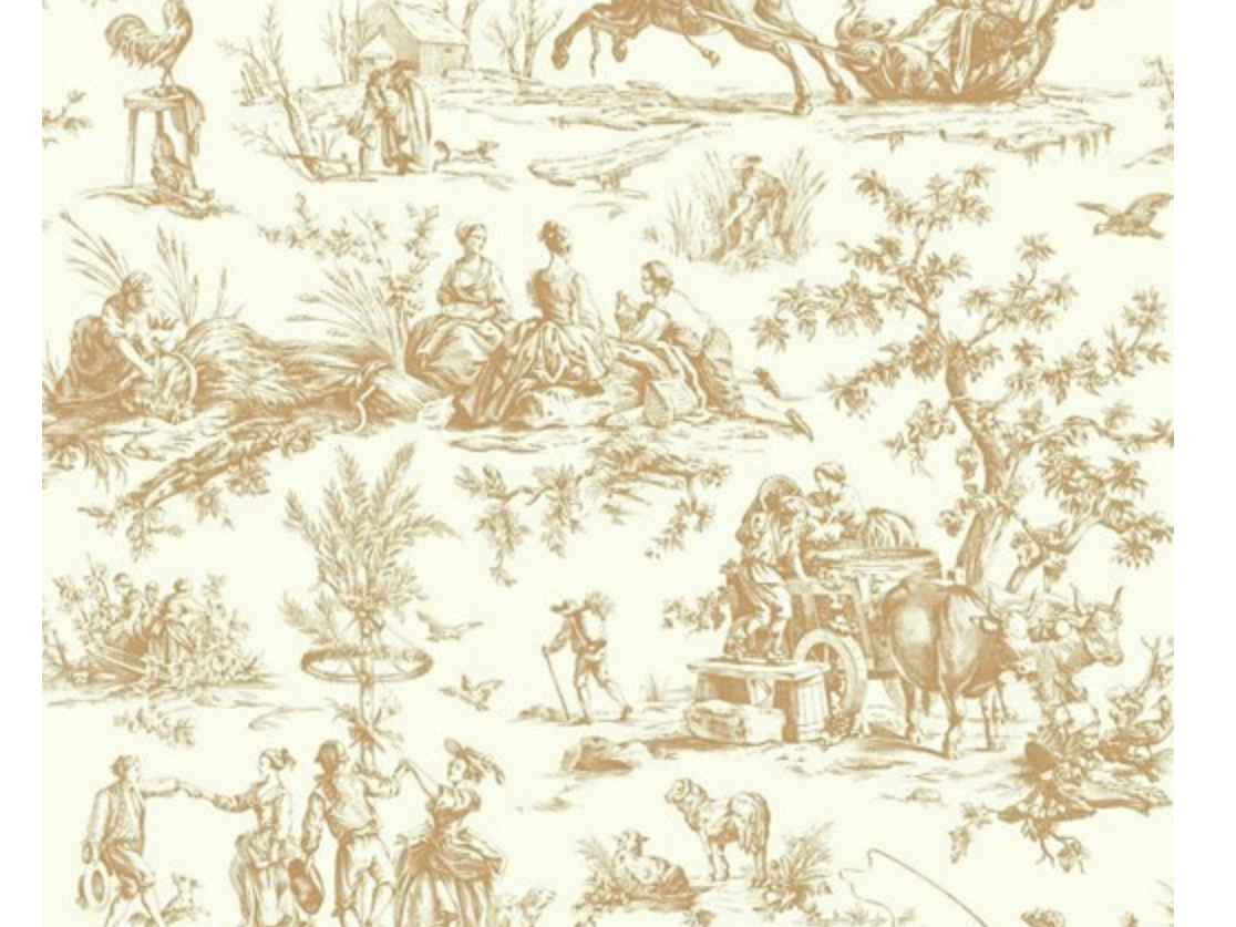 Brown And White Toile - HD Wallpaper 