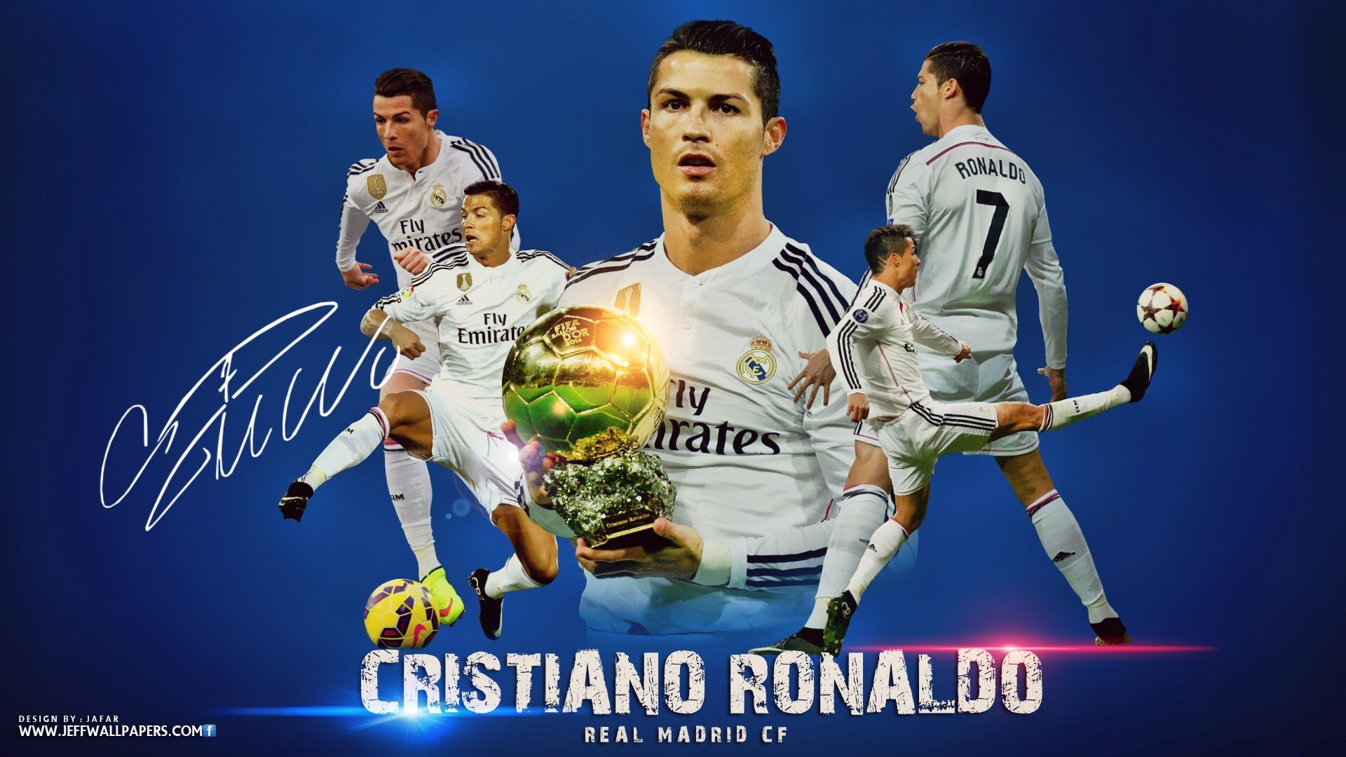 Football Adult Man Soccer Motion Competition - Cristiano Ronaldo Real Madrid 2015 - HD Wallpaper 