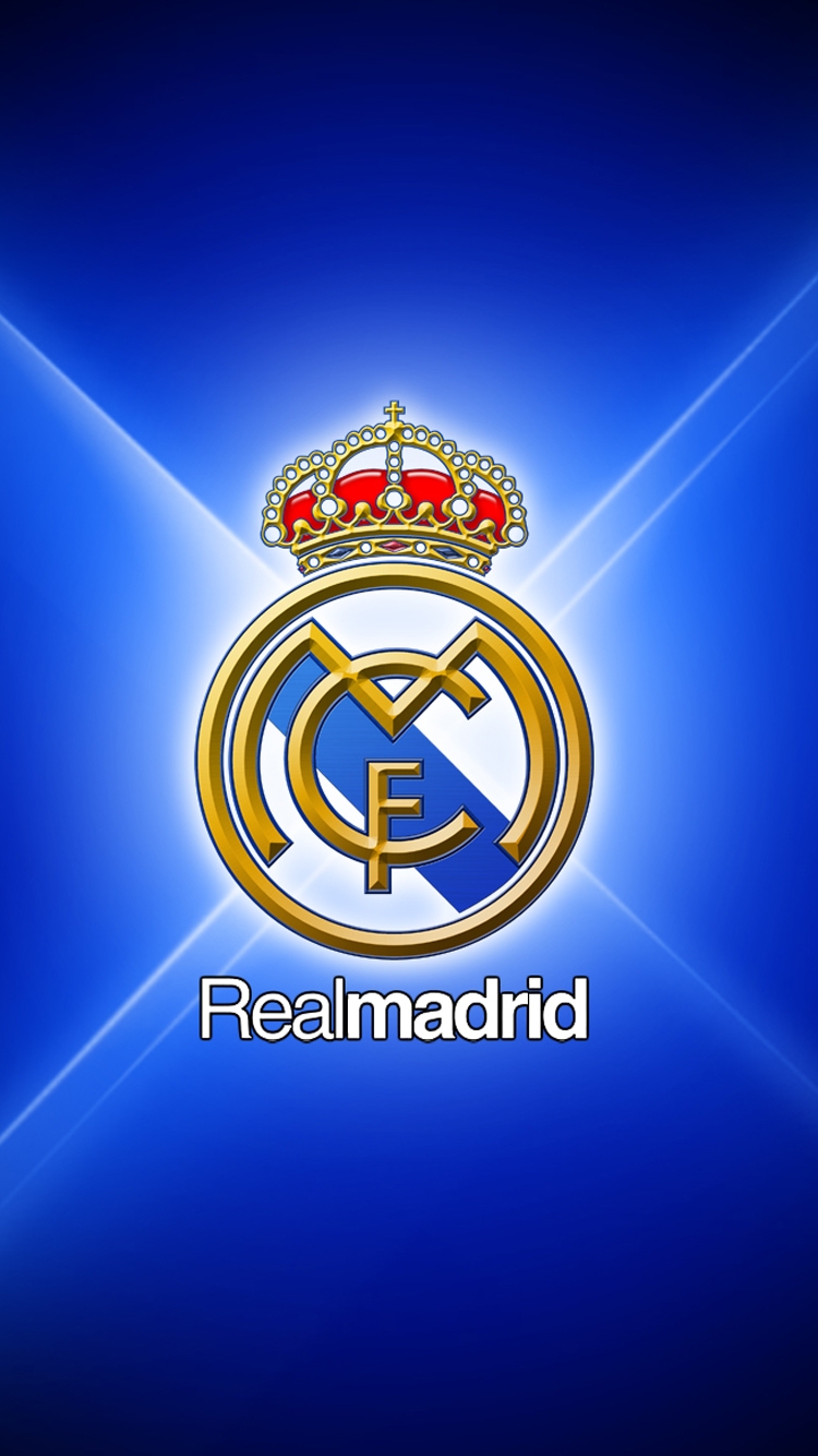 Real Madrid Iphone Wallpaper - Real Madrid Logo Hd Wallpapers 1080p -  750x1334 Wallpaper 
