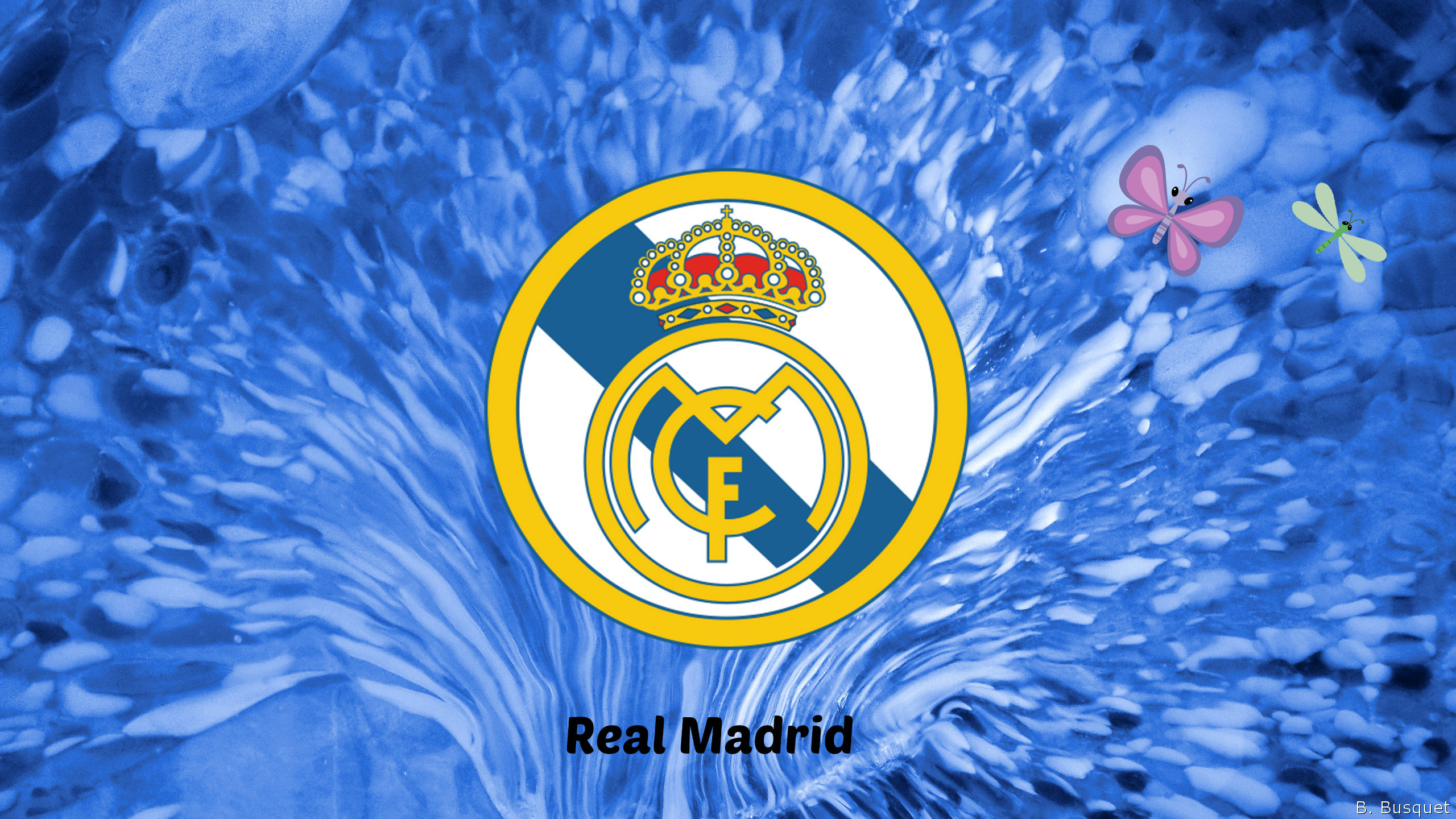 Real Madrid Logo Wallpapers - Real Madrid Big Logo Hd - 2560x1440 Wallpaper  