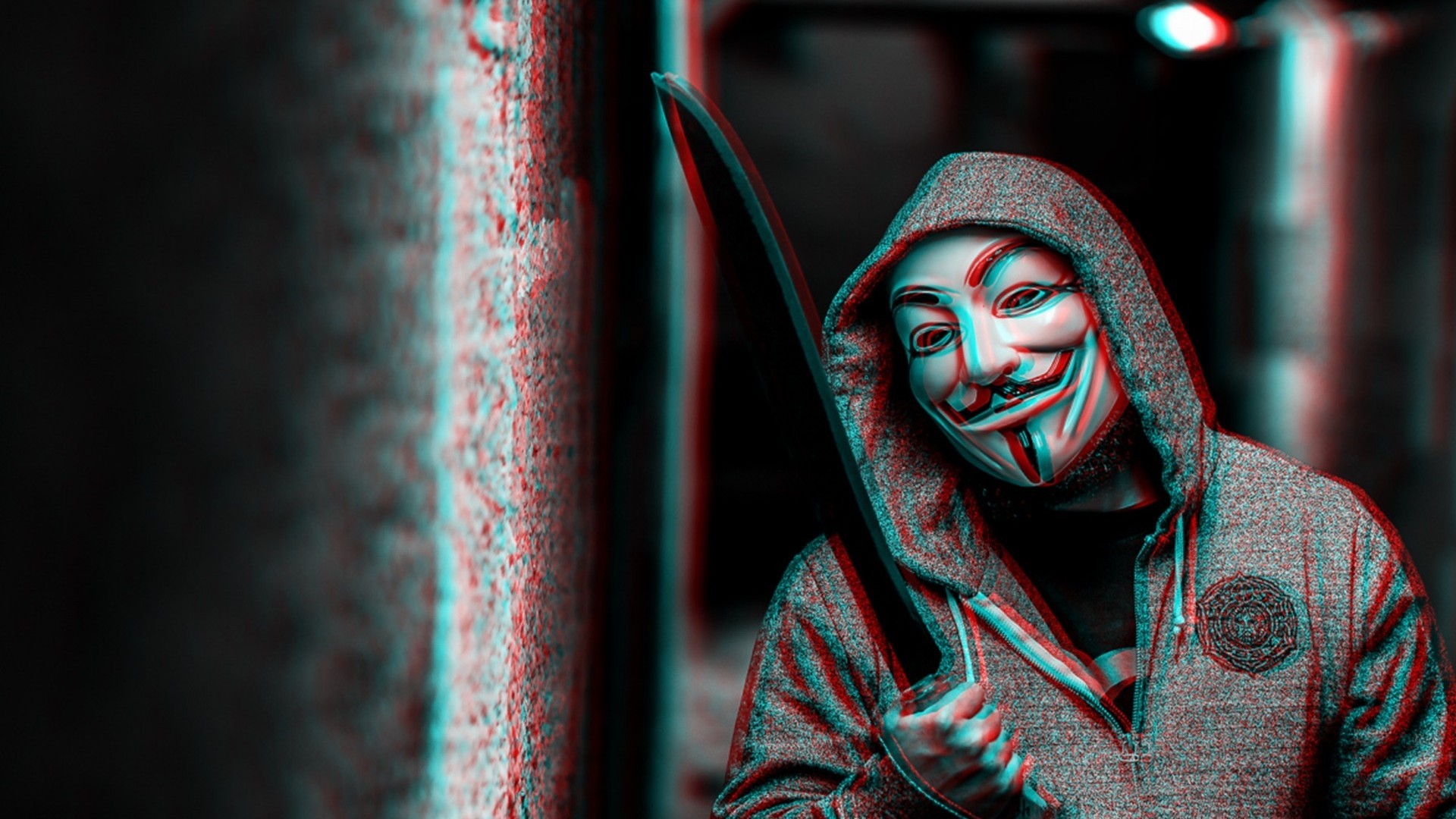 V For Vendetta, Mask, Blade - Imagenes De Anonymous Hd - HD Wallpaper 