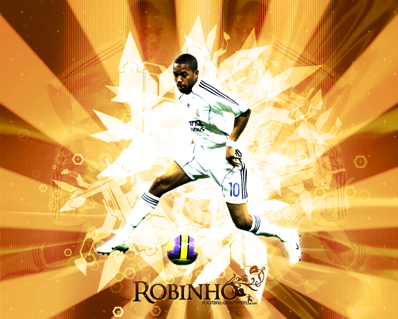 Robinho Football Wallpaper - De Robinho - HD Wallpaper 