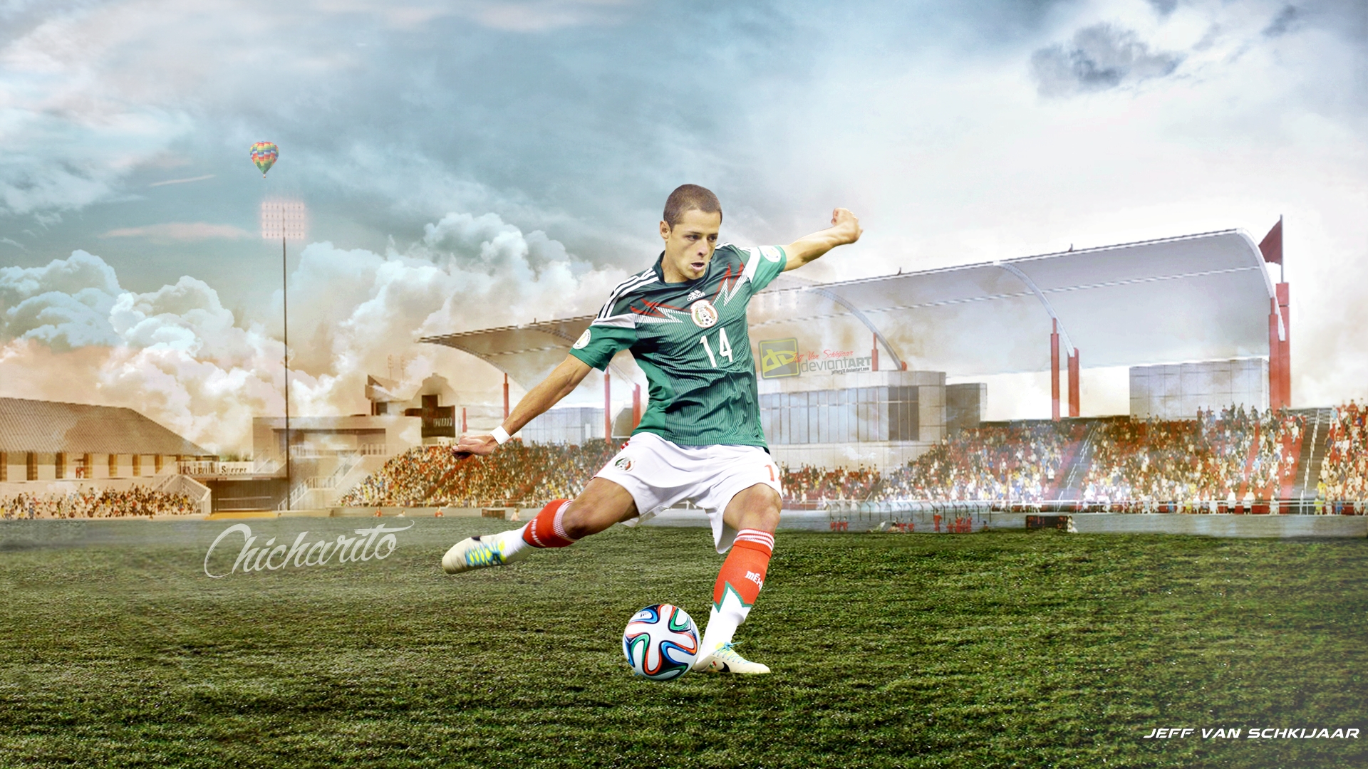 Chicharito Mexico Real Madrid Hd Picture - Chicharito Wall Paper - HD Wallpaper 