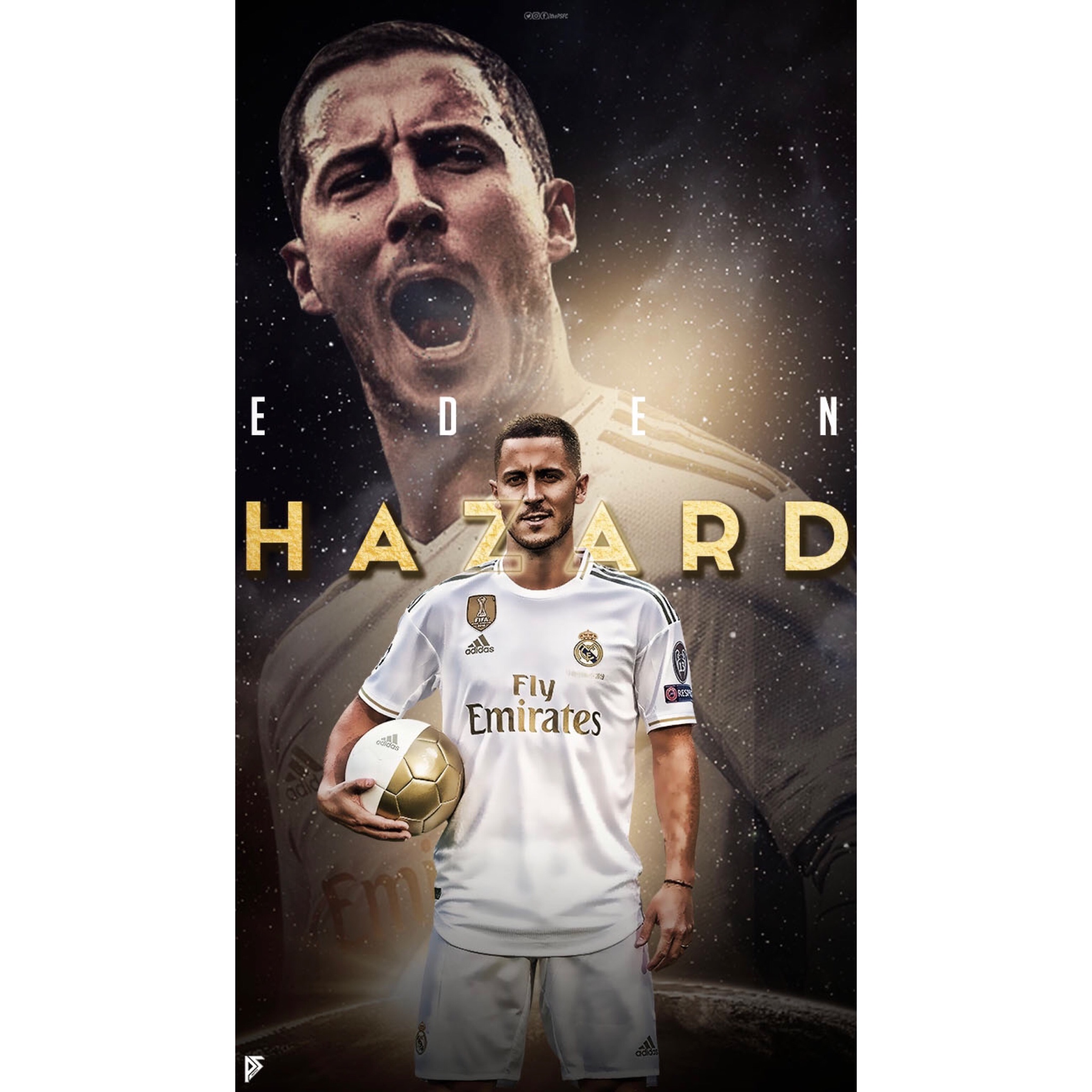 Eden Hazard Background Real Madrid - HD Wallpaper 