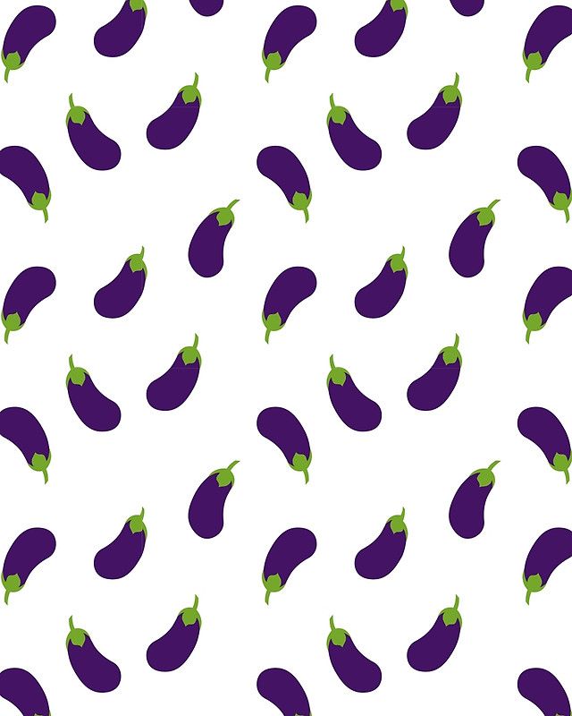 Eggplant Pattern - HD Wallpaper 