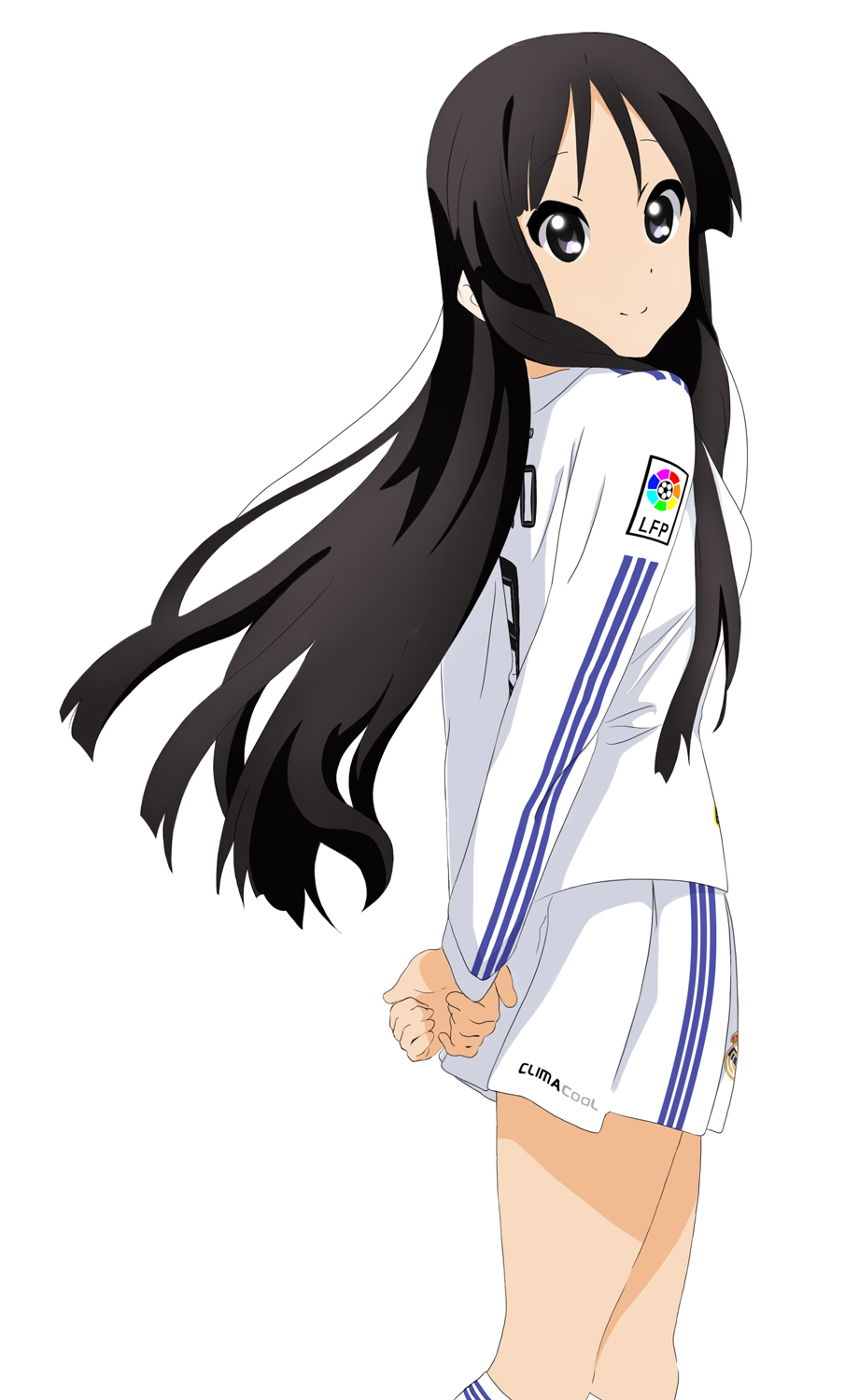 Real Madrid Anime Girl - HD Wallpaper 