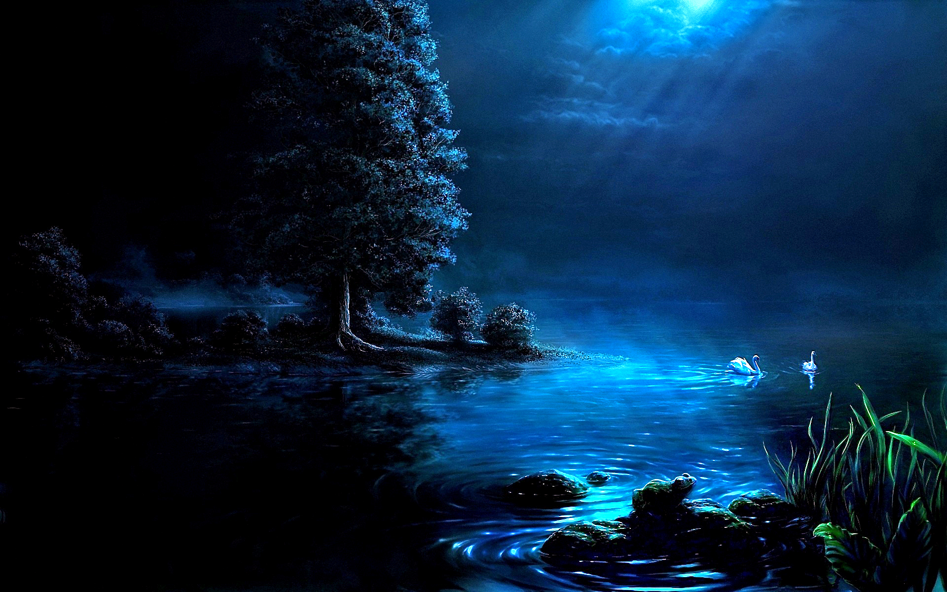 Tranquil Art - Beautiful Art Wallpaper Hd - HD Wallpaper 