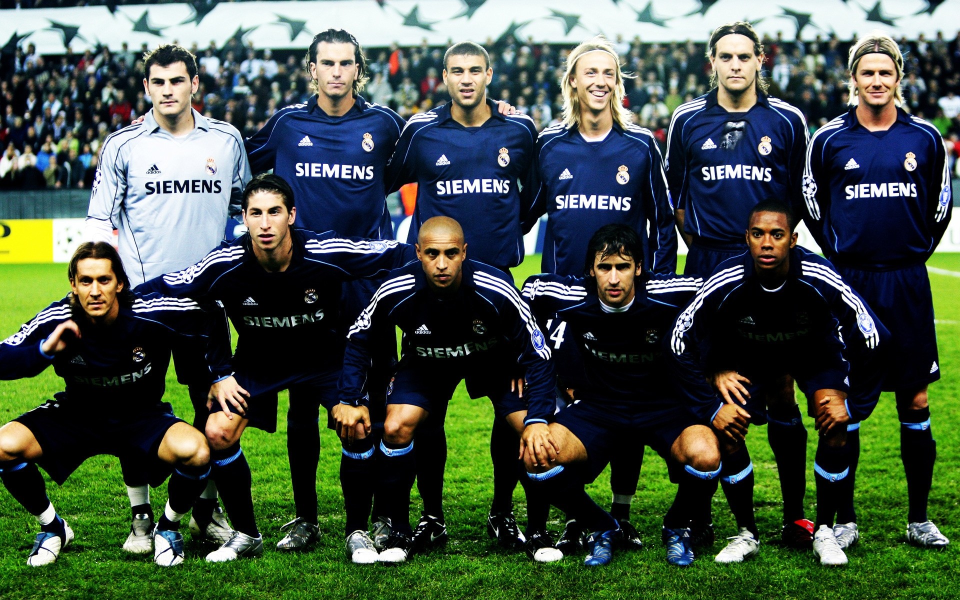 Football Soccer Competition Rugby Man Match Stadium - Old Real Madrid Team - HD Wallpaper 