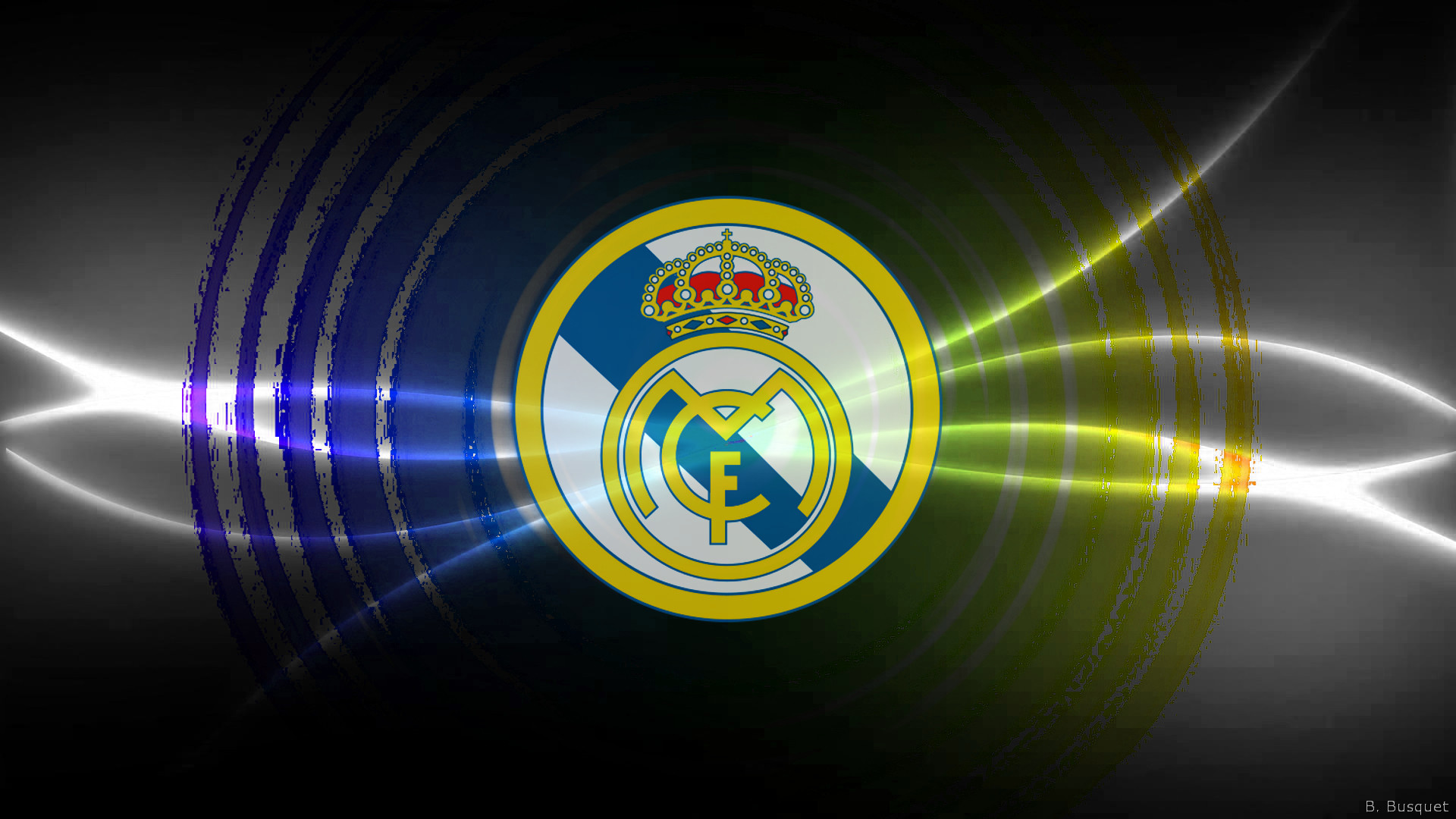 Real Madrid Logo Wallpapers - Real Madrid Logo Cool - HD Wallpaper 