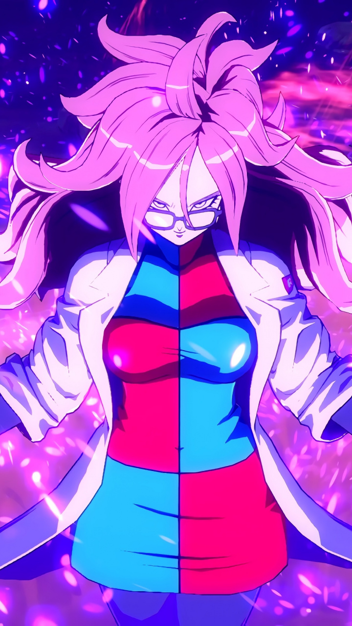 Android 21, Full Power, Anime Girl, Dragon Ball Fighterz, - Android 21 Full Power - HD Wallpaper 