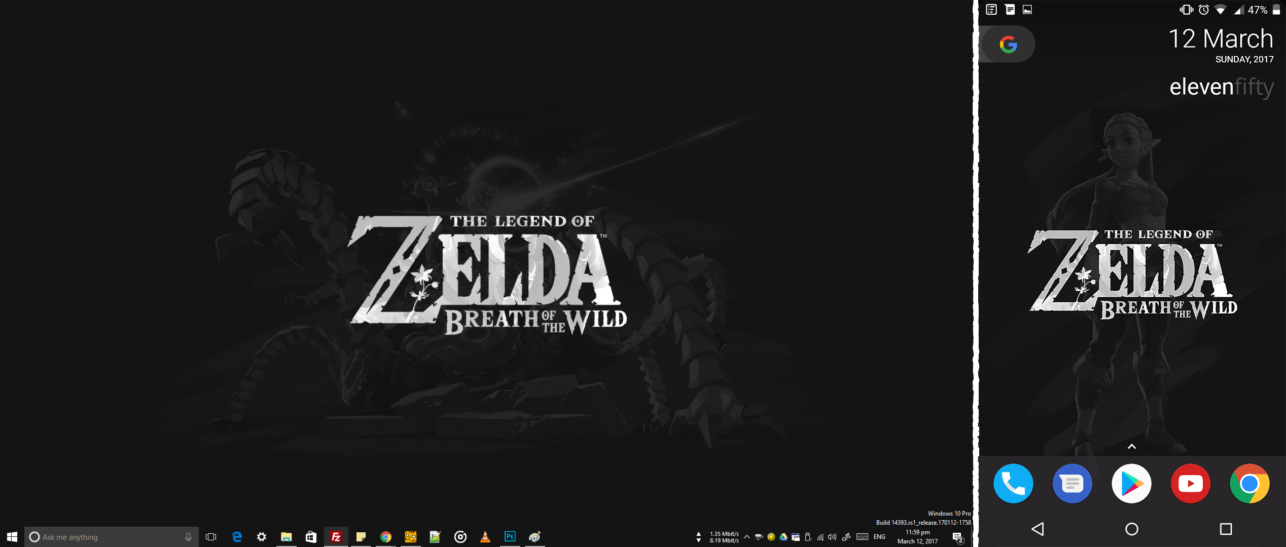 Breath Of The Wild Minimalist - 2536x1080 Wallpaper - teahub.io