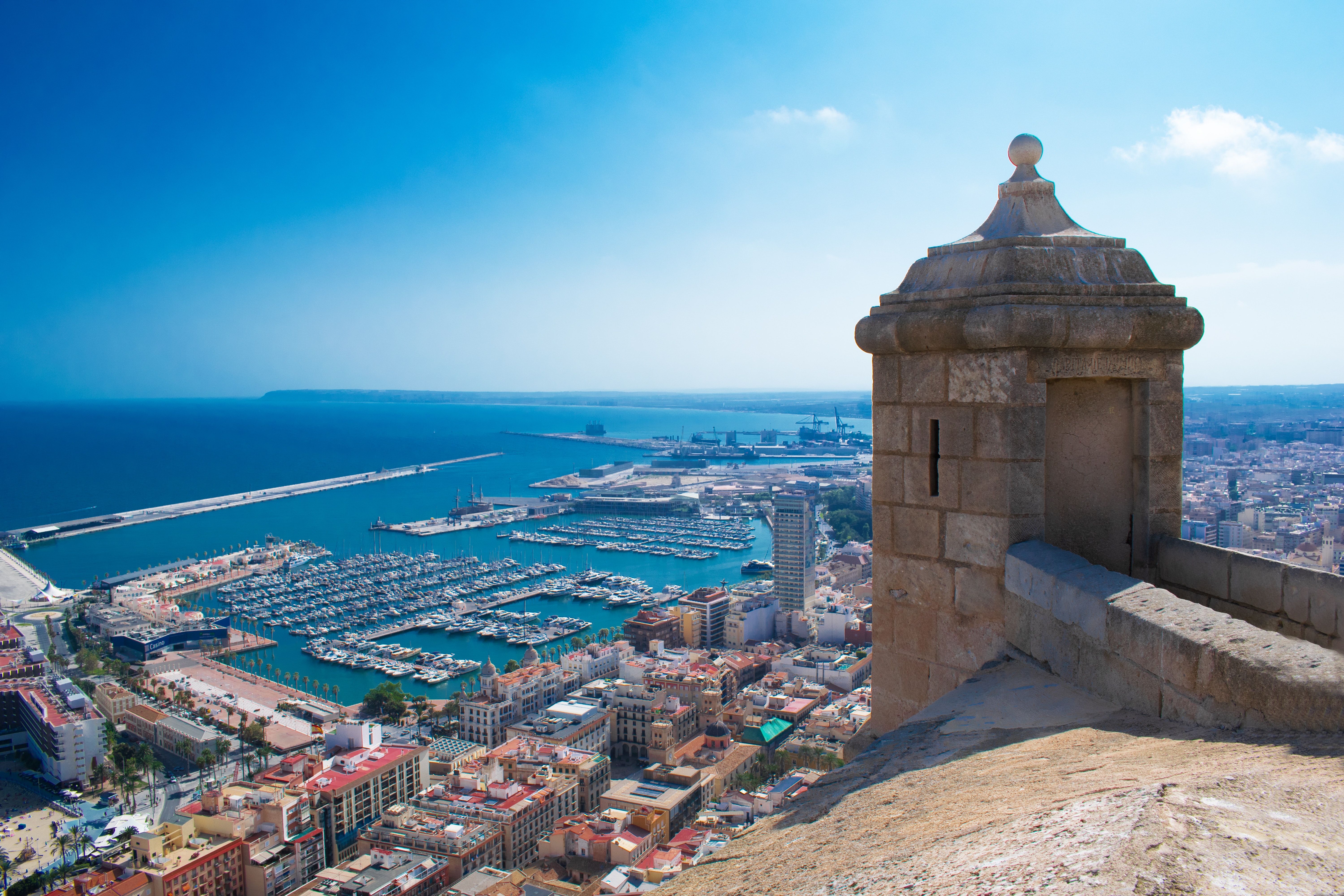 Port Of Alicante - HD Wallpaper 