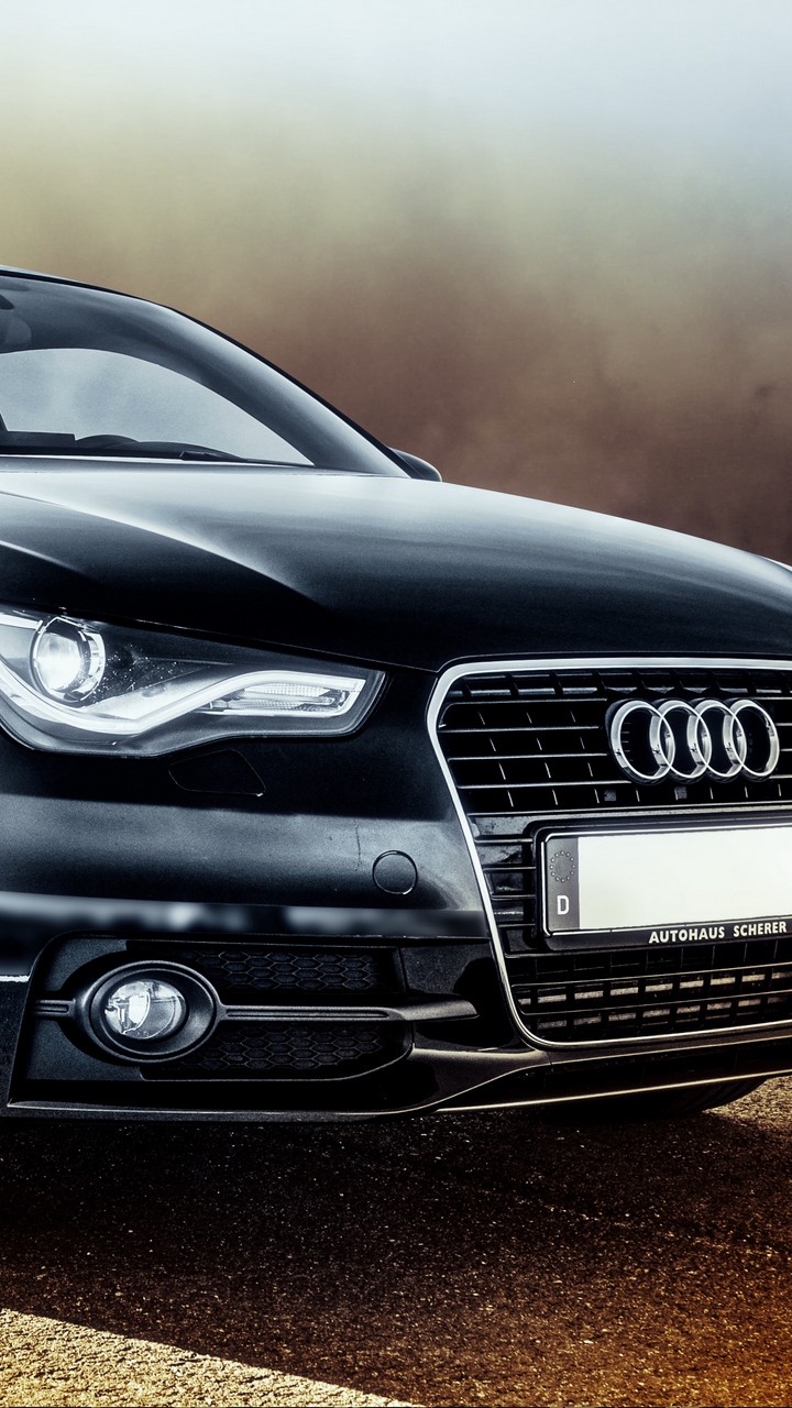 Wallpaper Audi, Car, Side View, Black - Audi Car In Background - HD Wallpaper 