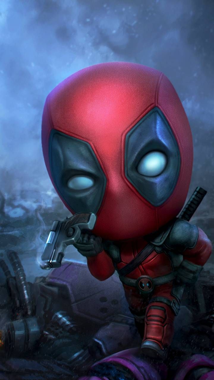 Baby Deadpool Wallpaper Hd - HD Wallpaper 