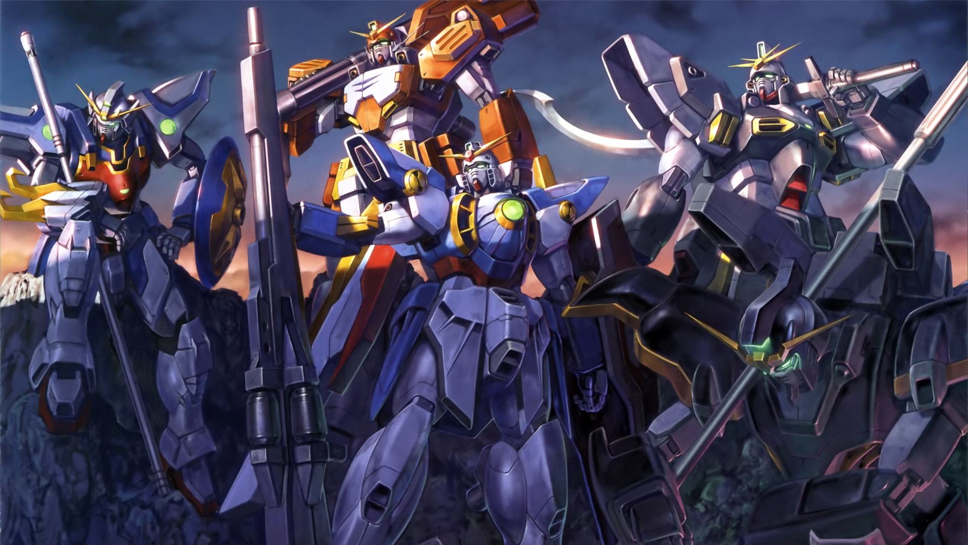 Wallpaper Mobile Suit Gundam - Gundam Wing Wallpaper Hd - HD Wallpaper 