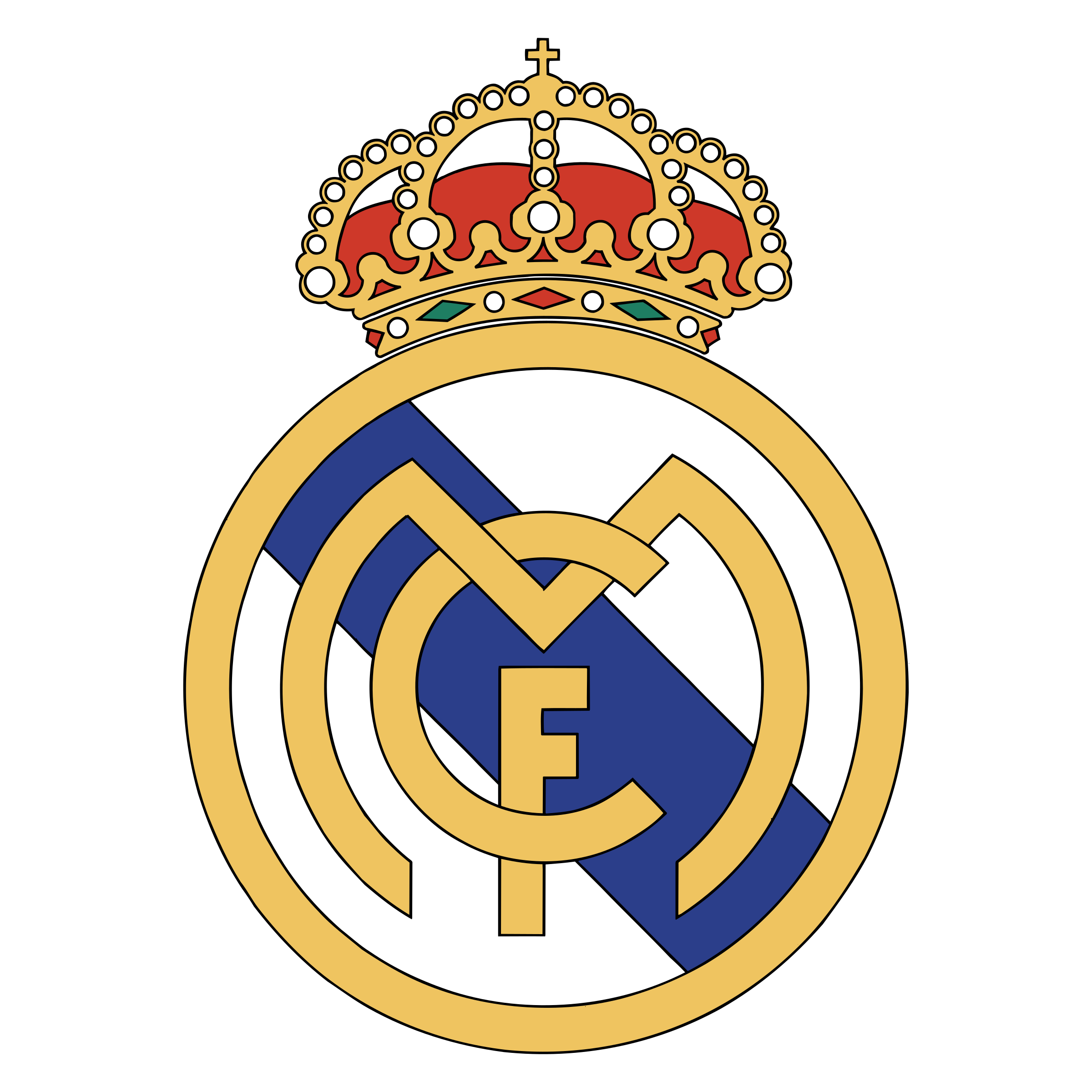 Real Madrid Logo Transparent - HD Wallpaper 