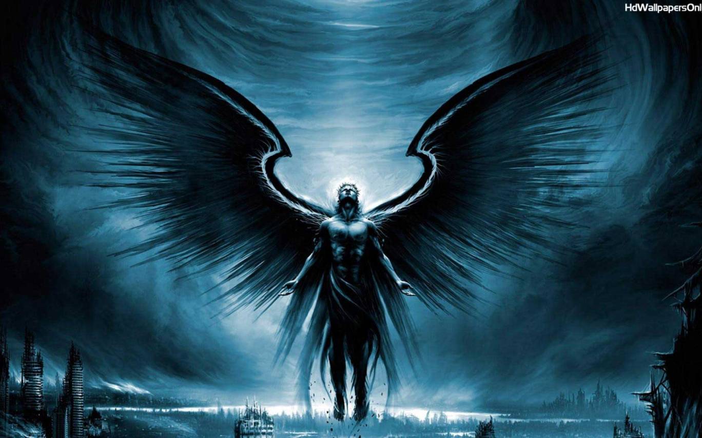 Dark Angel Fantasy Art - HD Wallpaper 