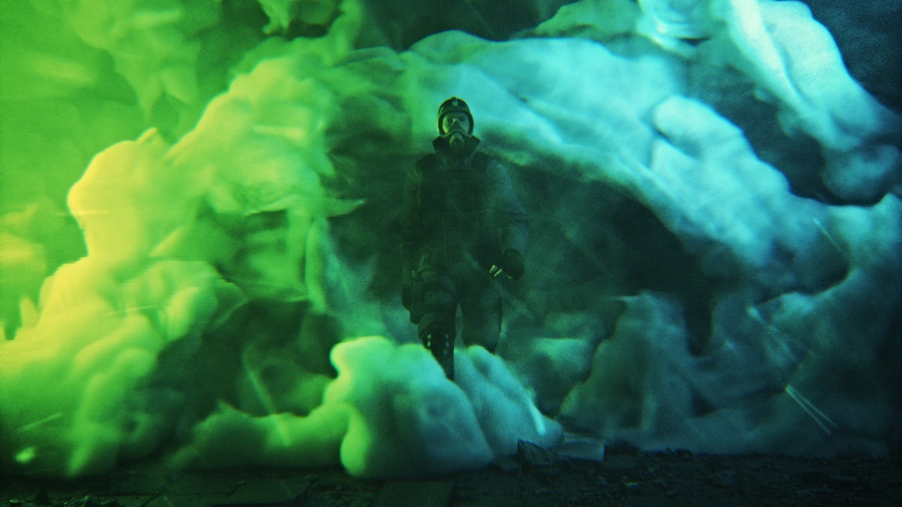 Smoke Iphone Background Gas Mask - HD Wallpaper 