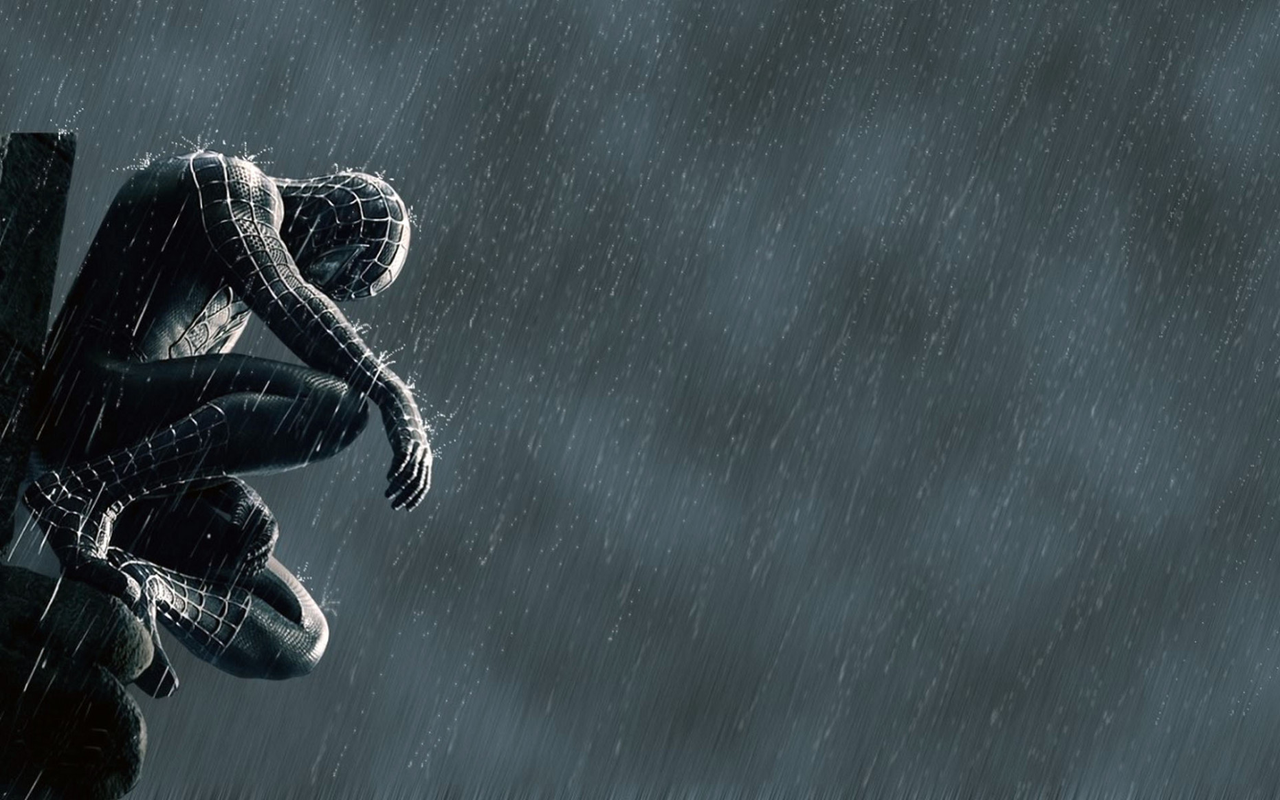 Spider-man Hd Wallpapers & Backgrounds - Spider Man Black Wallpape - HD Wallpaper 
