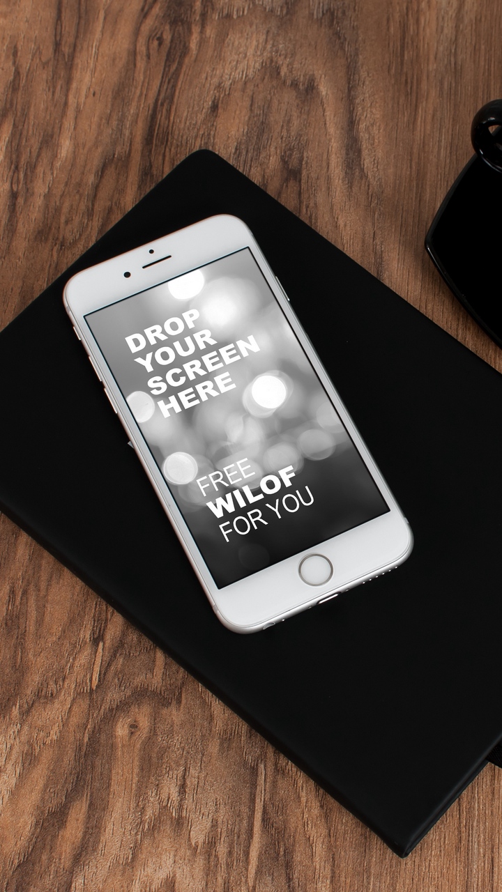 Wallpaper Apple, Iphone, Smart Phone, Coffee Cup - Iphone And Coffee Cup - HD Wallpaper 