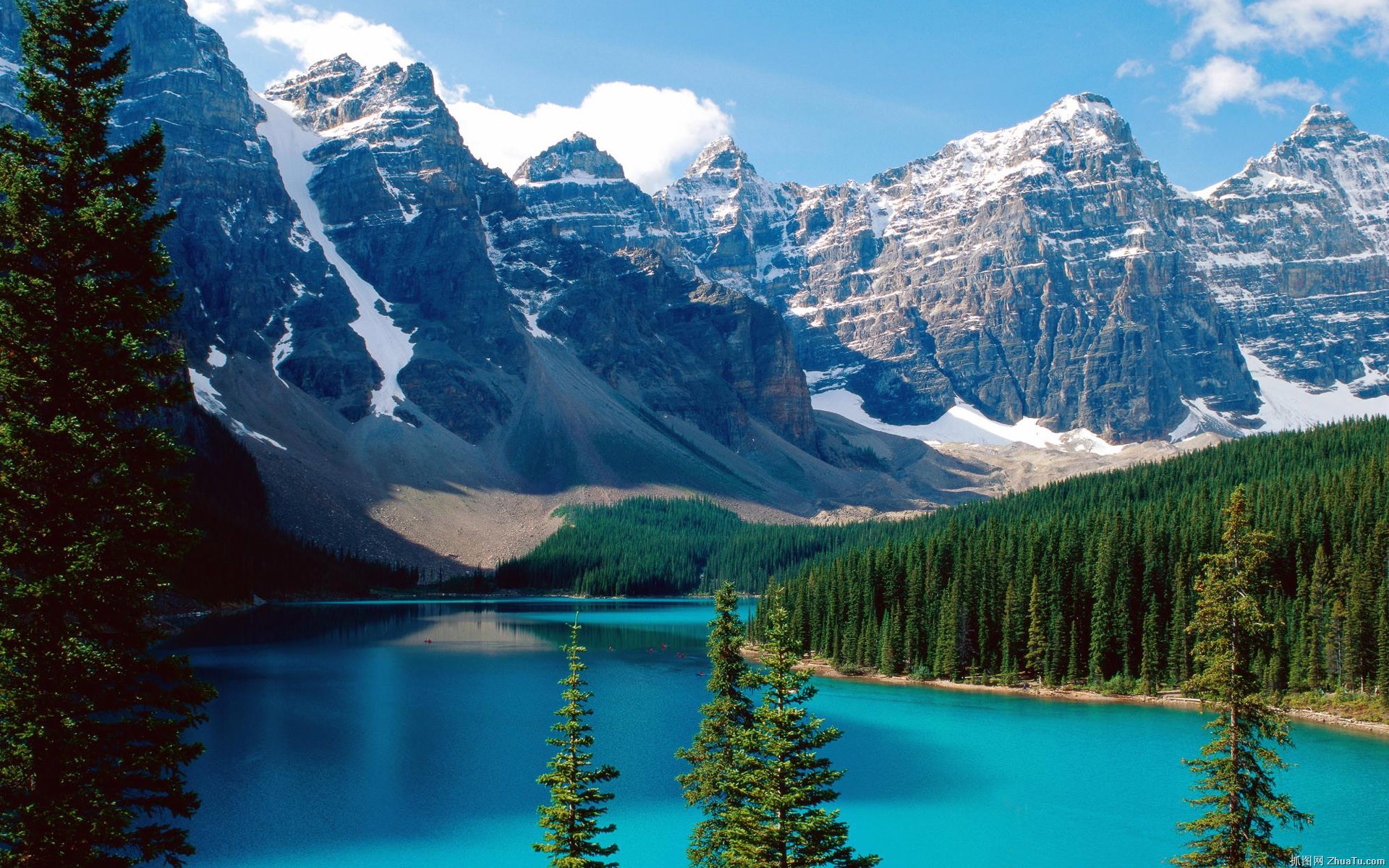 Moraine Lake - HD Wallpaper 