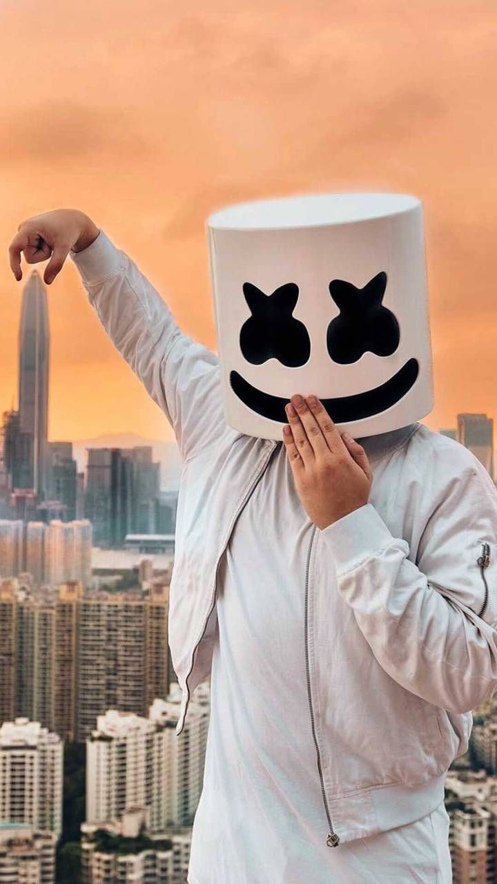 Dj Marshmello Hd - HD Wallpaper 