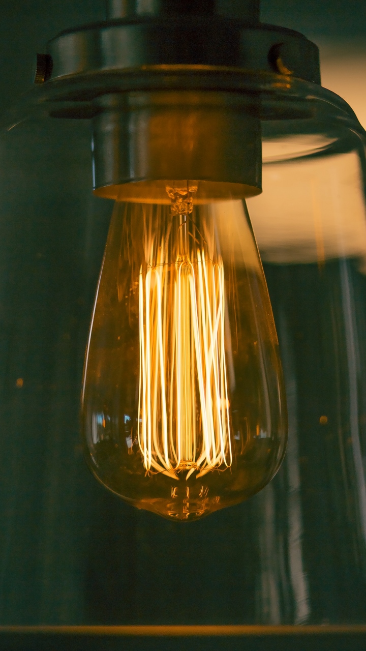 Lamp Lighting Electricity Wallpaper - Incandescent Light Bulb - HD Wallpaper 
