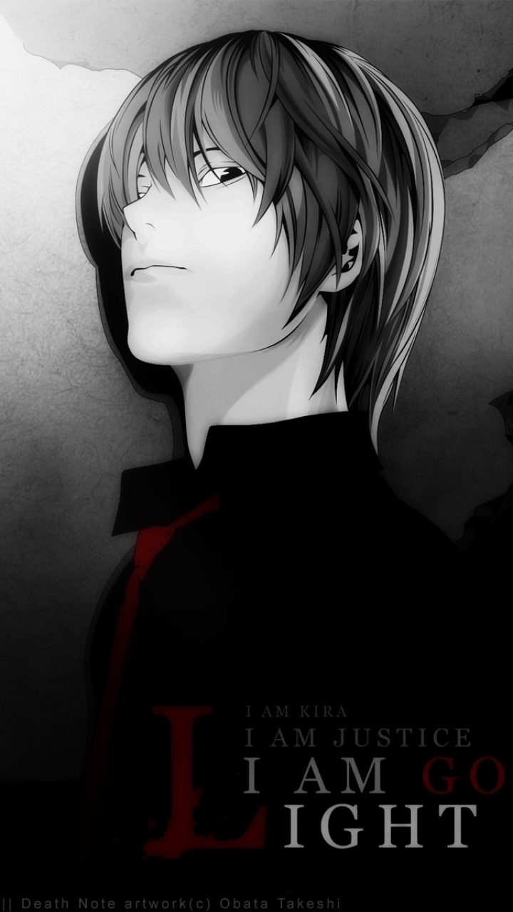 Animedeath Note Wallpaper Id 138856 Mobile Abyss - Light Yagami Wallpaper 4k - HD Wallpaper 