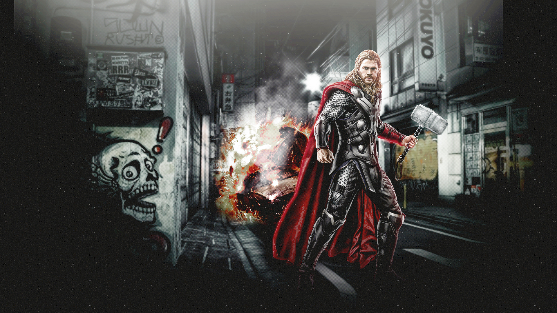 Thor Superhero Wallpaper Hd - HD Wallpaper 