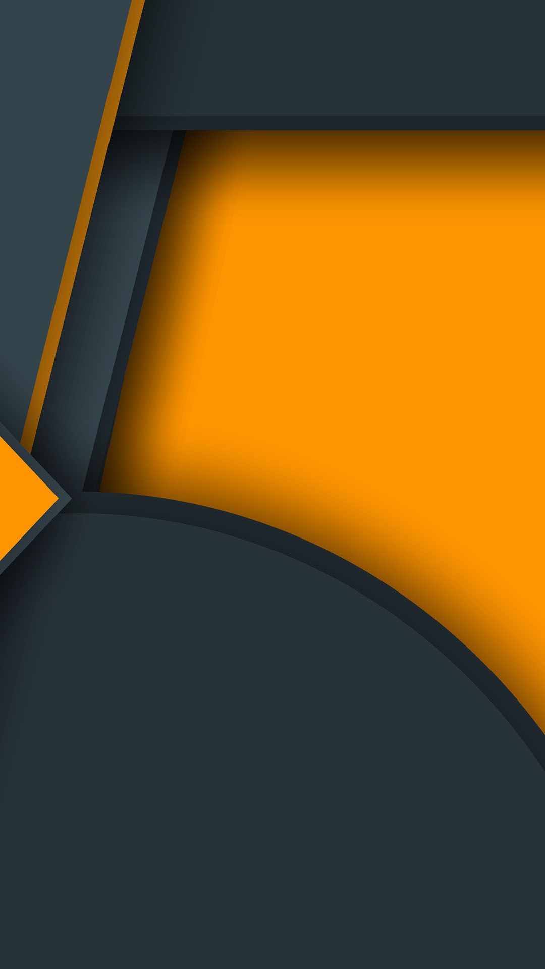 Orange & Grey Background - HD Wallpaper 