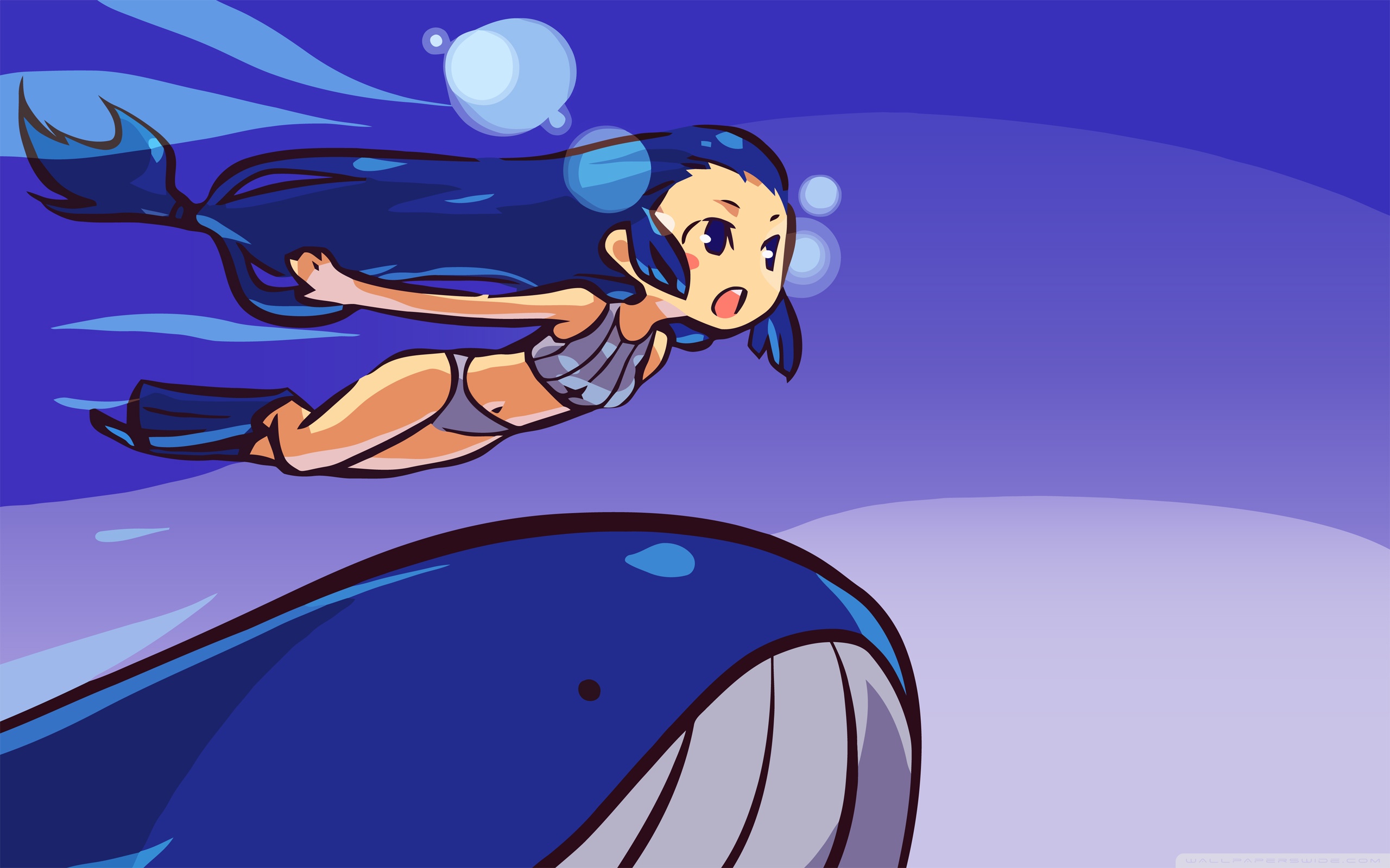 Wailord Gijinka - HD Wallpaper 
