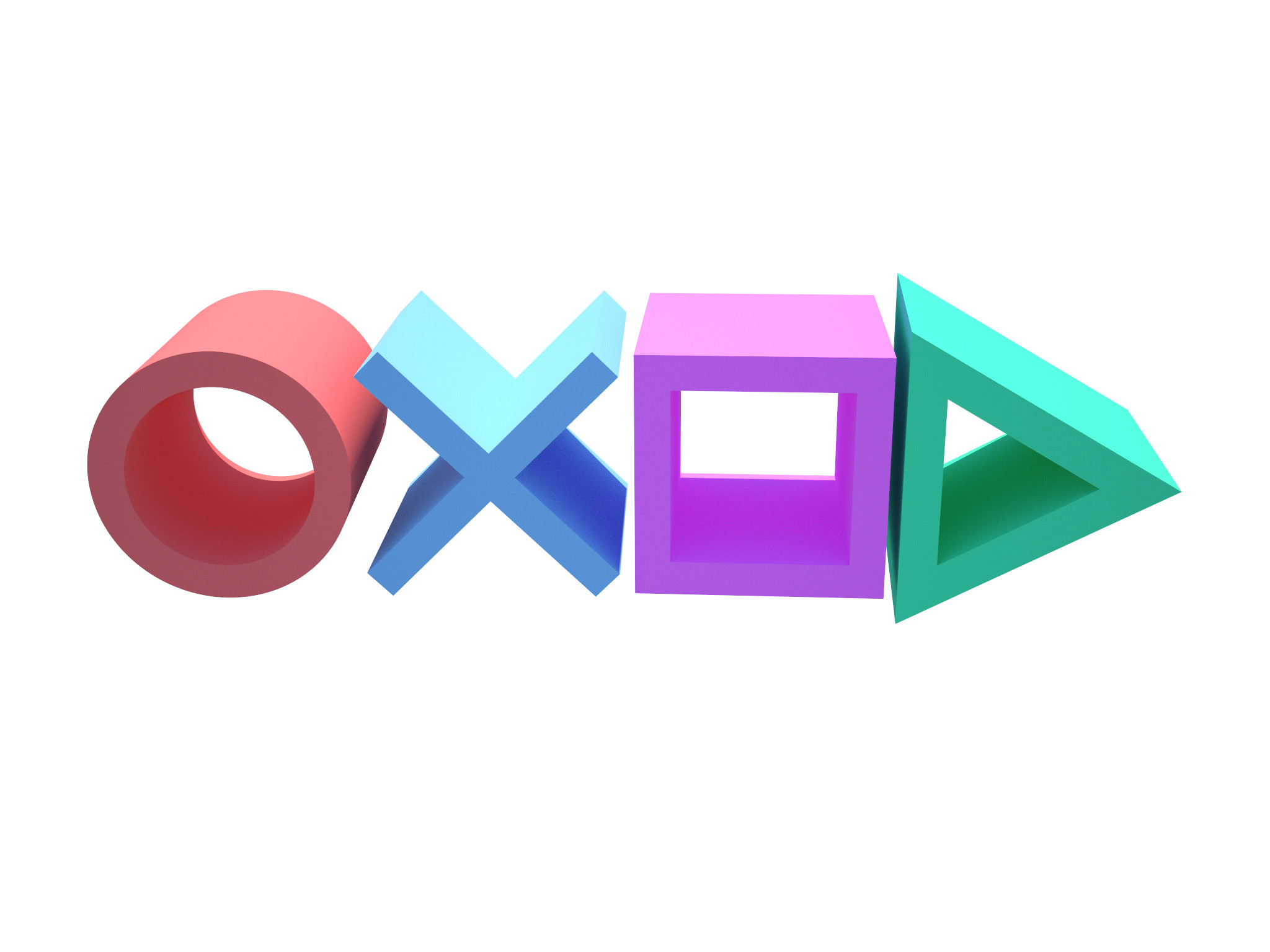 2048x1536, Playstation Buttons By Krijassnica Playstation - Graphic Design - HD Wallpaper 