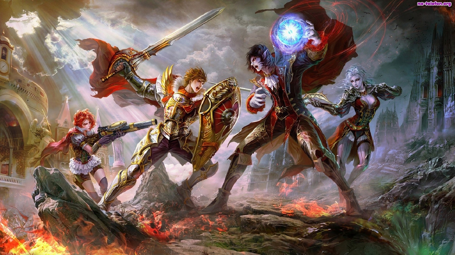 Fantasy Battle - HD Wallpaper 