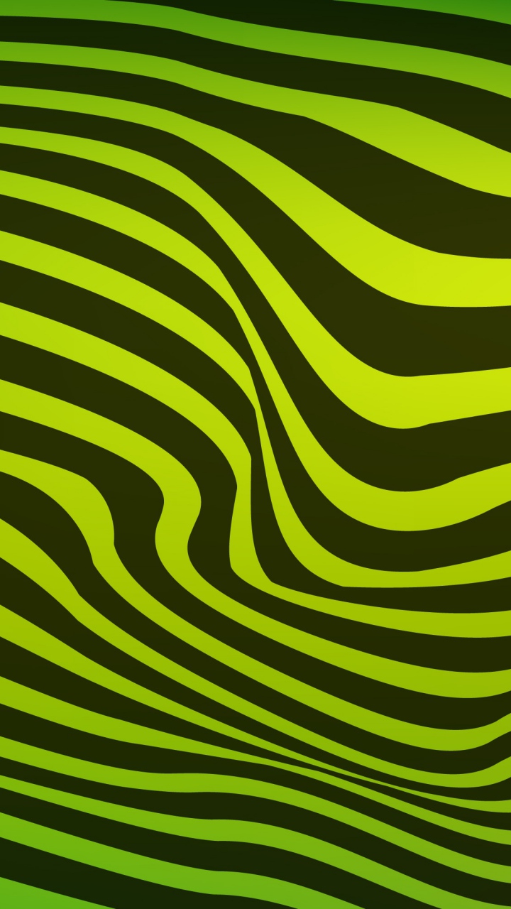 Lines Wavy Stripes Black Green Wallpaper - Iphone Green And Black Wallpaper Hd - HD Wallpaper 