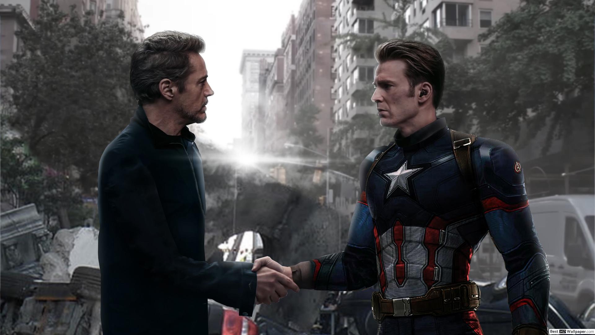 Iron Man And Captain America Endgame - 1920x1080 Wallpaper Iron Man And Captain America Endgame - 1920x1080 Wallpaper