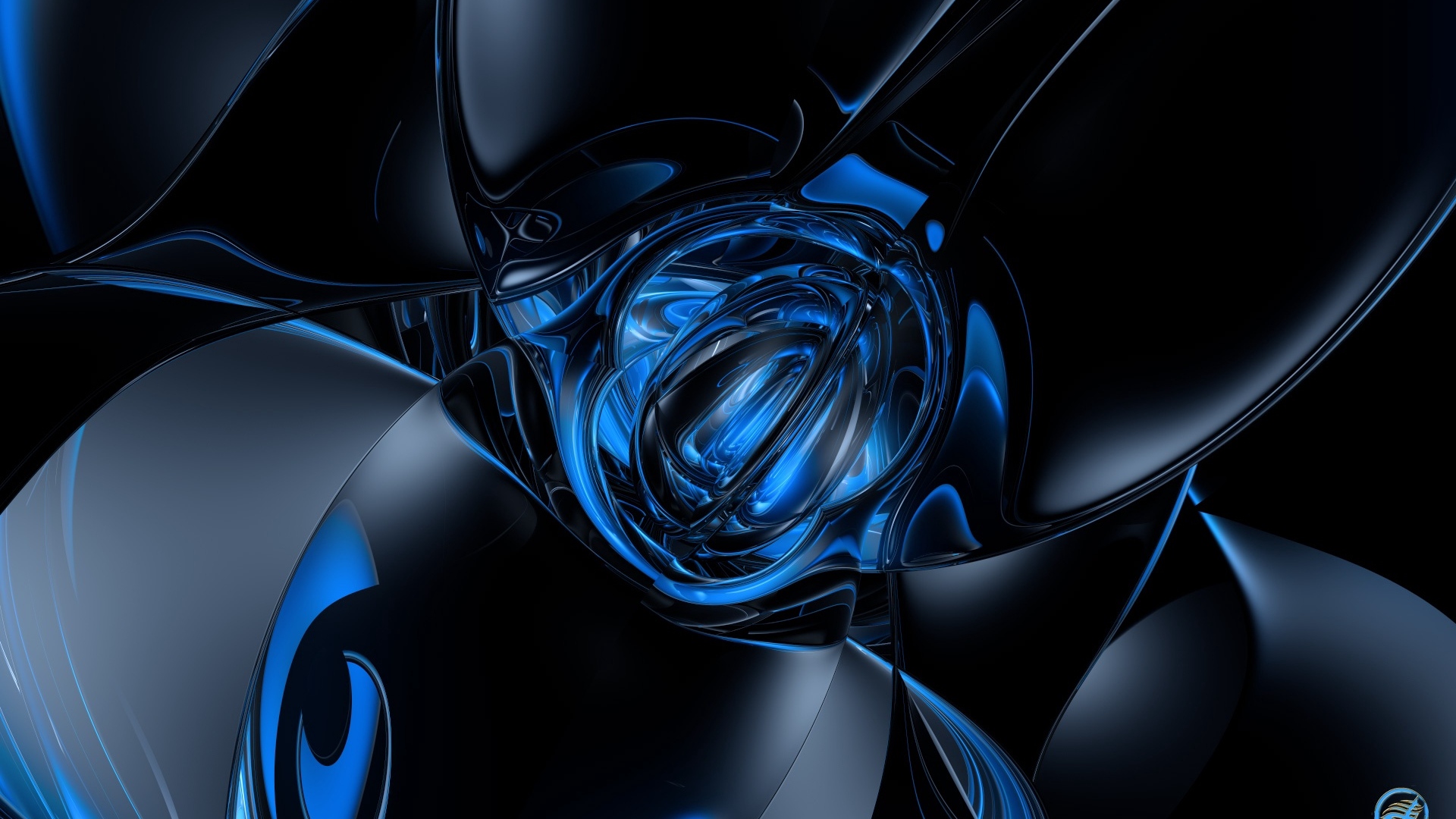 Wallpaper Form, Shape, Blue, Black - 1080p Blue And Black Background - 1920x1080 Wallpaper Wallpaper Form, Shape, Blue, Black - 1080p Blue And Black Background - 1920x1080 Wallpaper