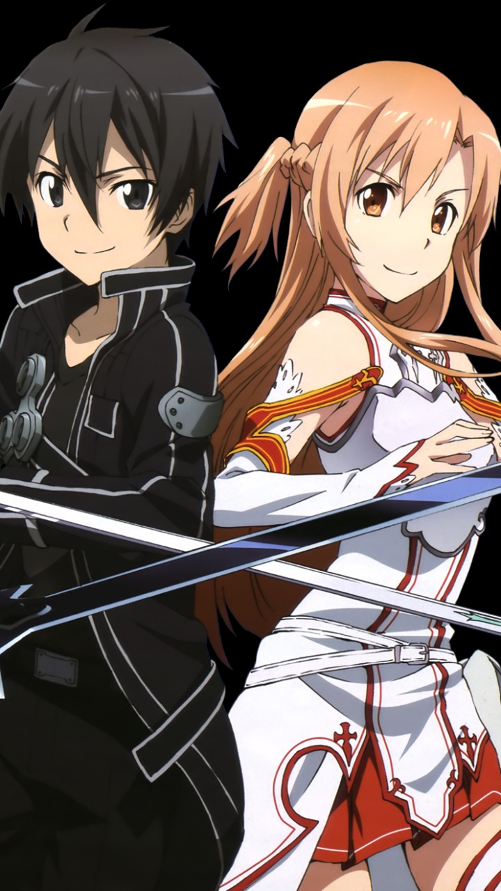 Sword Art Online - Kirito And Asuna Wallpaper Phone - HD Wallpaper 