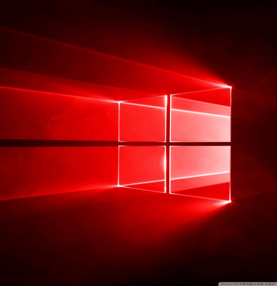 Windows 10 Red In 4k ❤ 4k Hd Desktop Wallpaper For - Windows Backgrounds In Black And Red - HD Wallpaper 