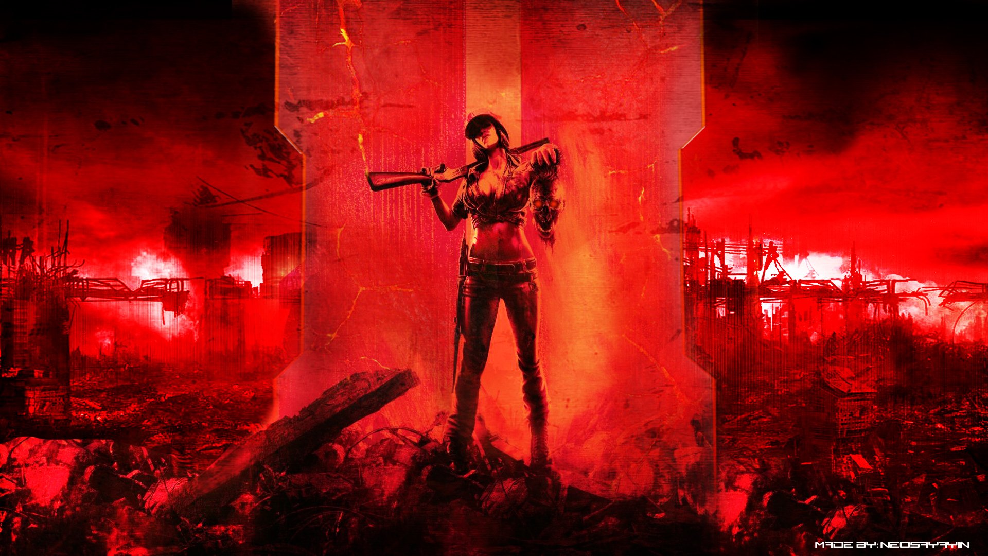 Call Of Duty Black Ops 2 Zombies - HD Wallpaper 