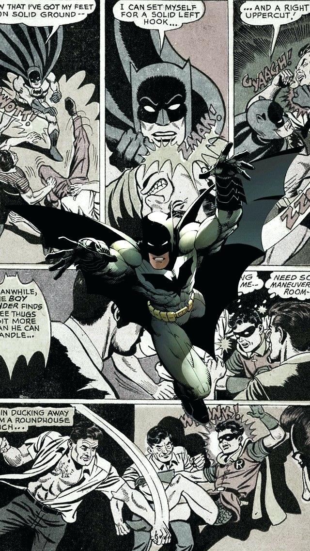 Dc Comics Wallpaper Wallpapers 5 Walls Batman With - Batman Comic Wallpaper Iphone - HD Wallpaper 