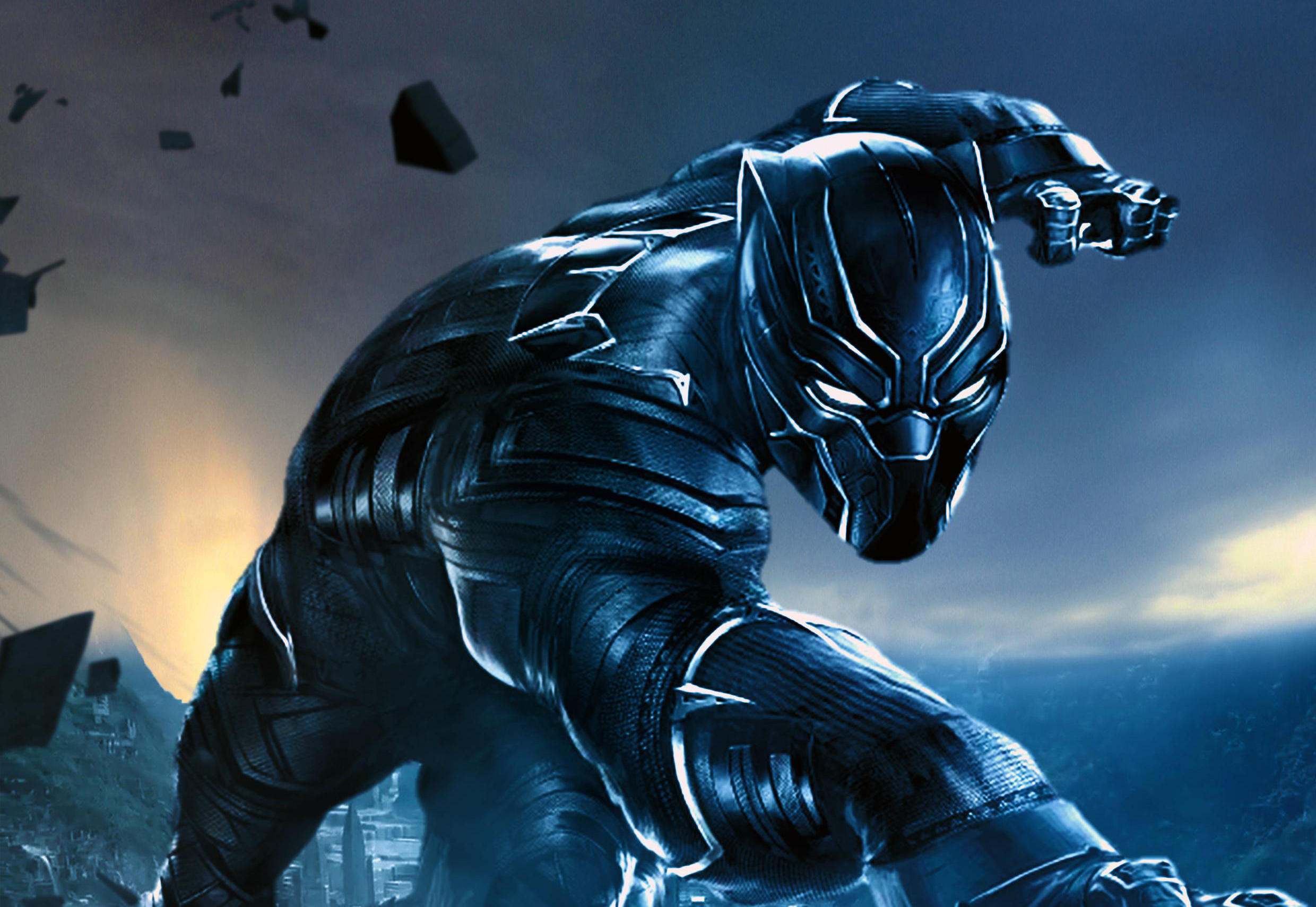 Black Panther Fan Made Laptop Hd Hd 4k Wallpapers, - Hd Wallpaper Of Black Panther - HD Wallpaper 