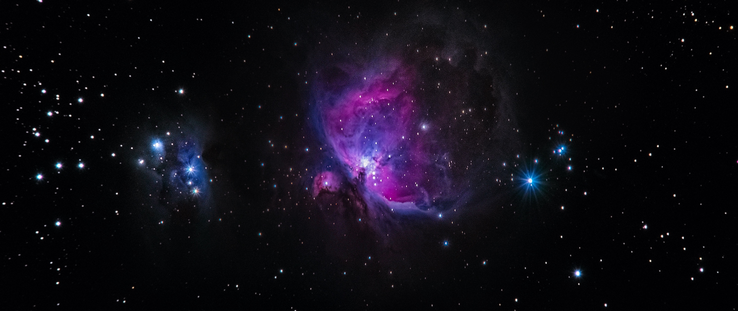 Wallpaper Galaxy, Stars, Glitter, Night Sky - HD Wallpaper 