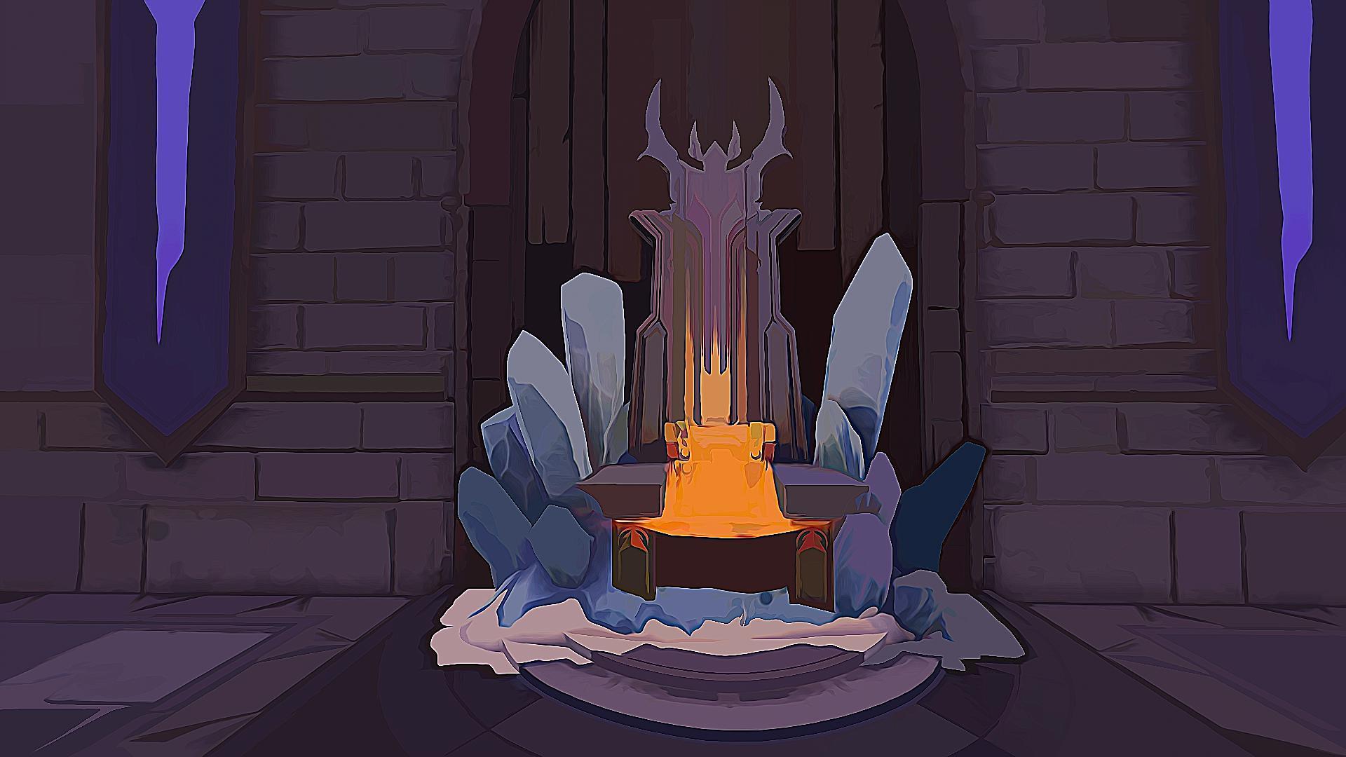 Ice King Throne - Fortnite Throne - HD Wallpaper 