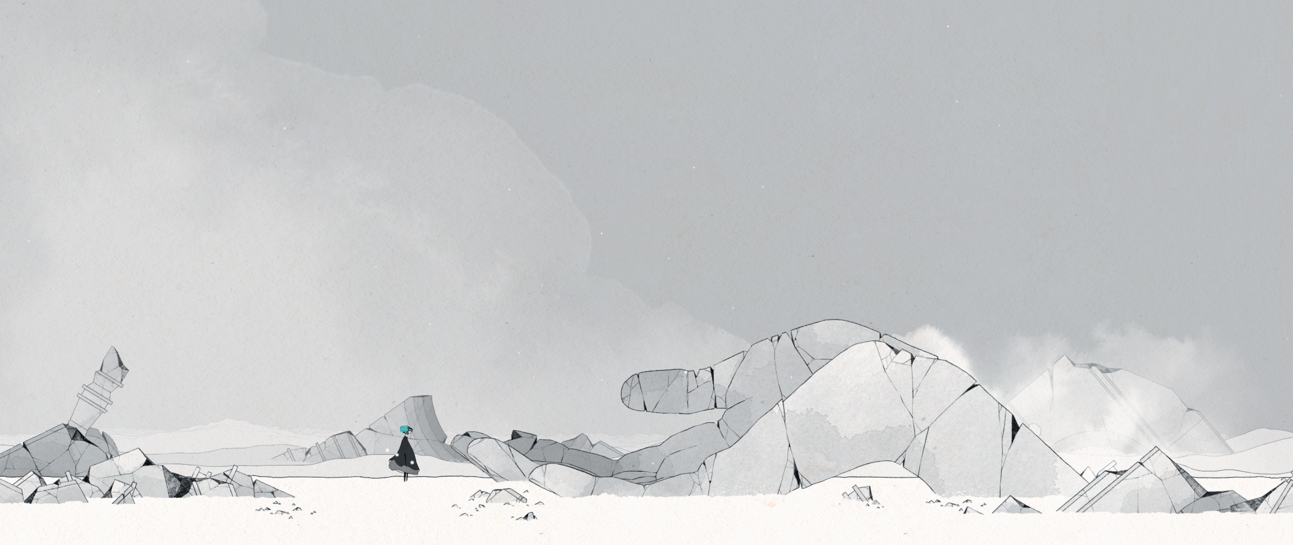 Gris Wallpaper Game - HD Wallpaper 