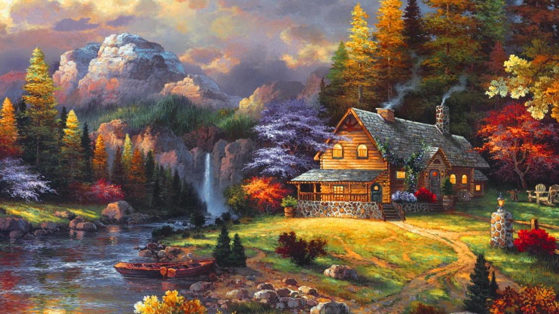 Cottage Wallpapers - HD Wallpaper 